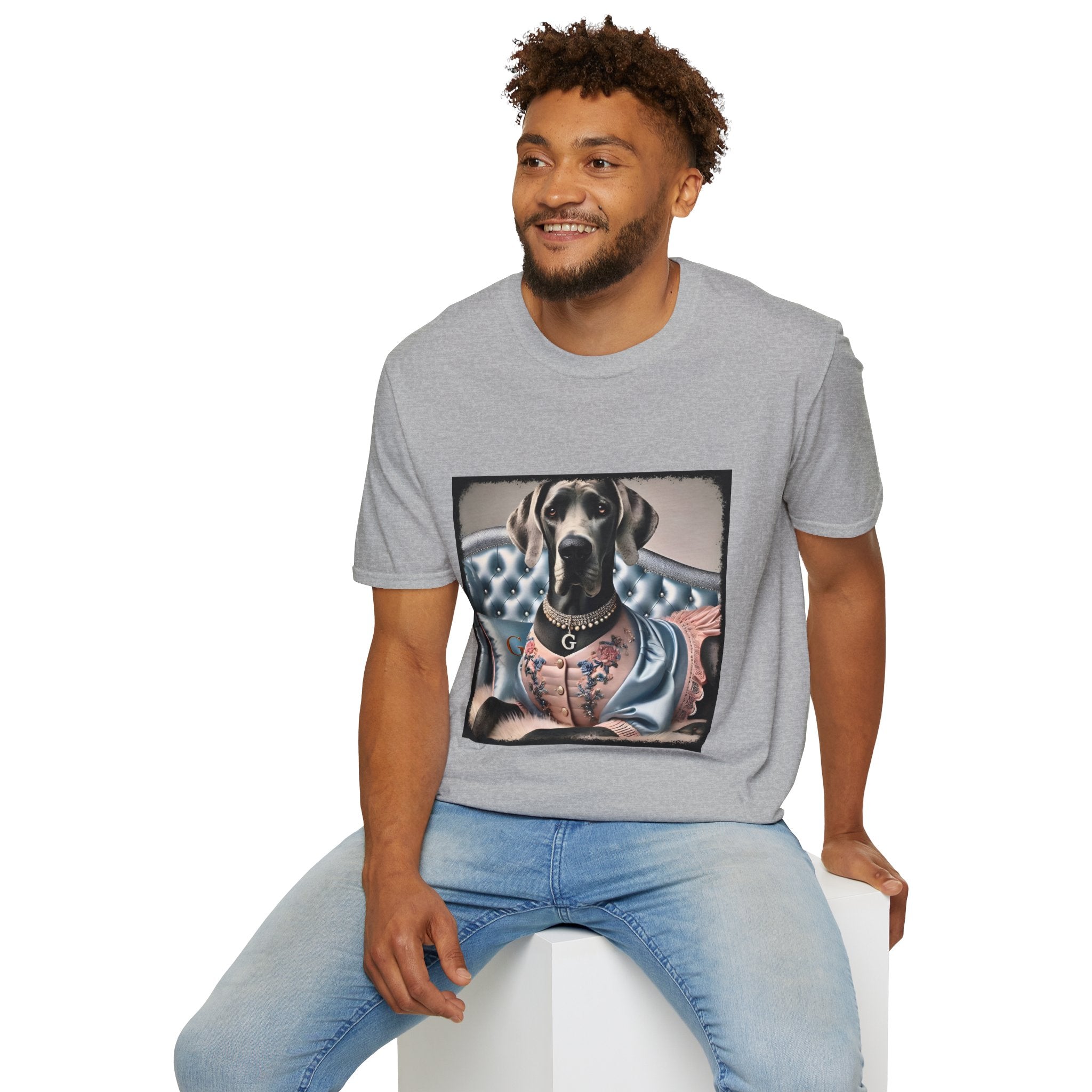 Great Dane Pawparazzi Pup | Unisex Dog T-Shirt