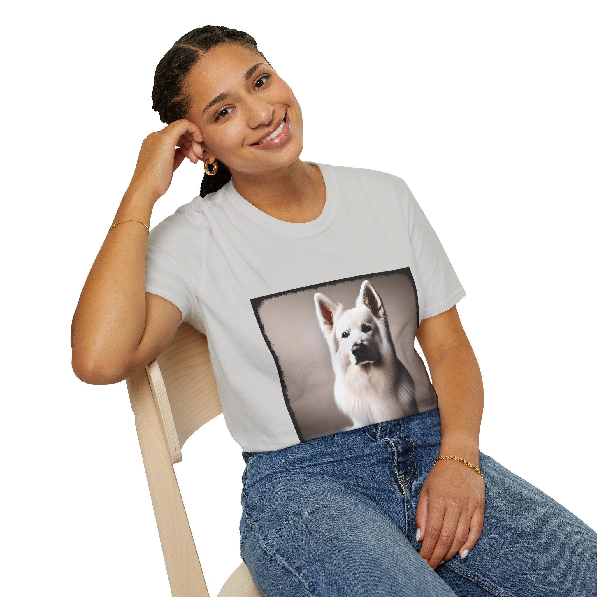 German Shepherd Pure Portrait  | Unisex Dog T-Shirt