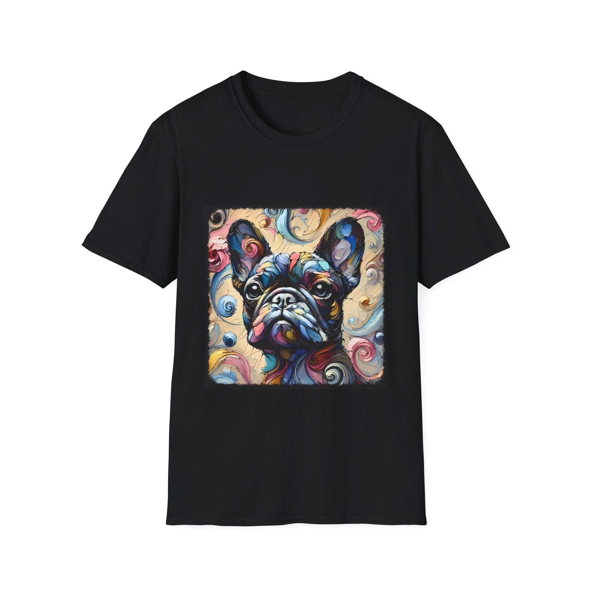 French Bulldog Pastel Swirl | Unisex Dog T-Shirt