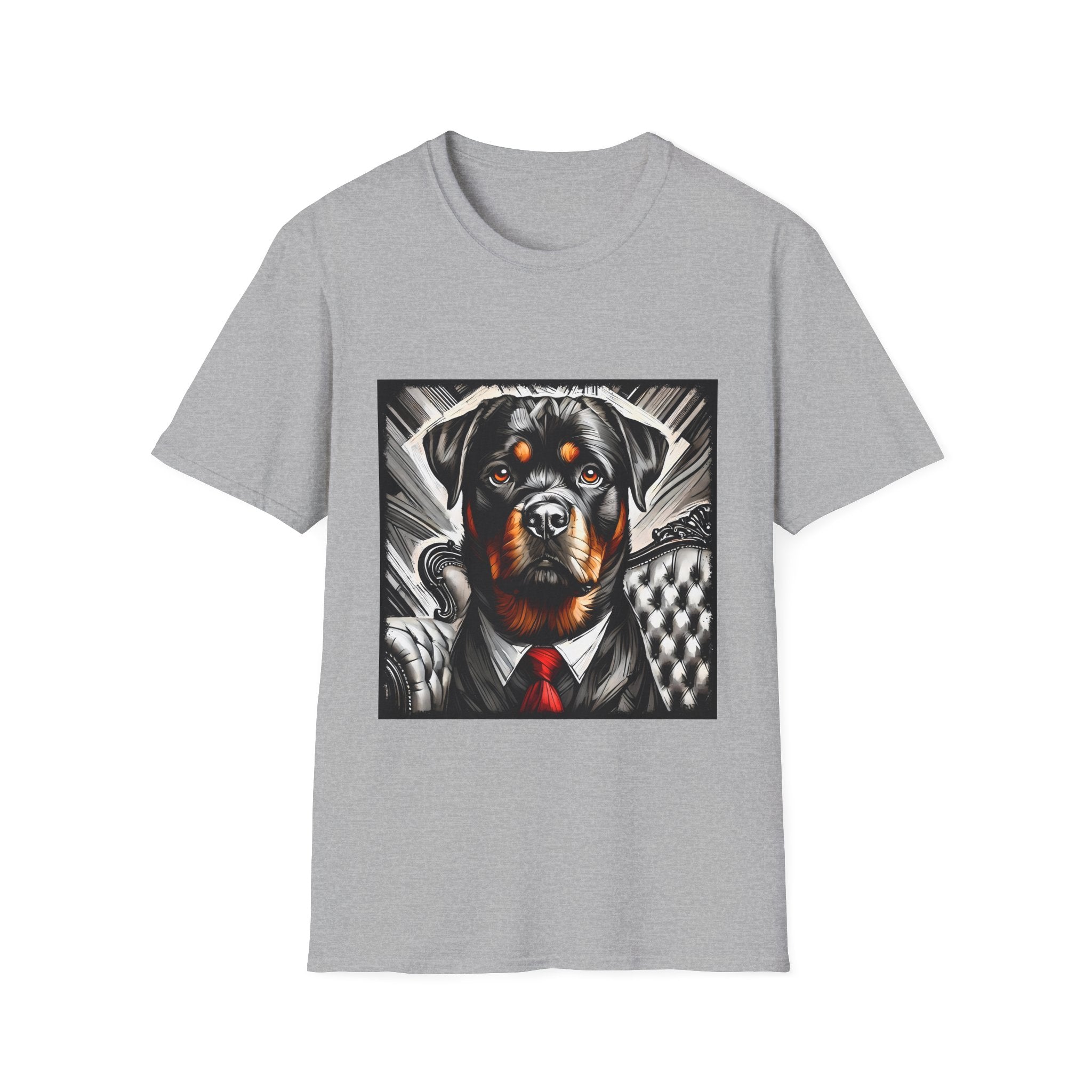 Rottweiler B&W Bold Eyes | Unisex Dog T-Shirt