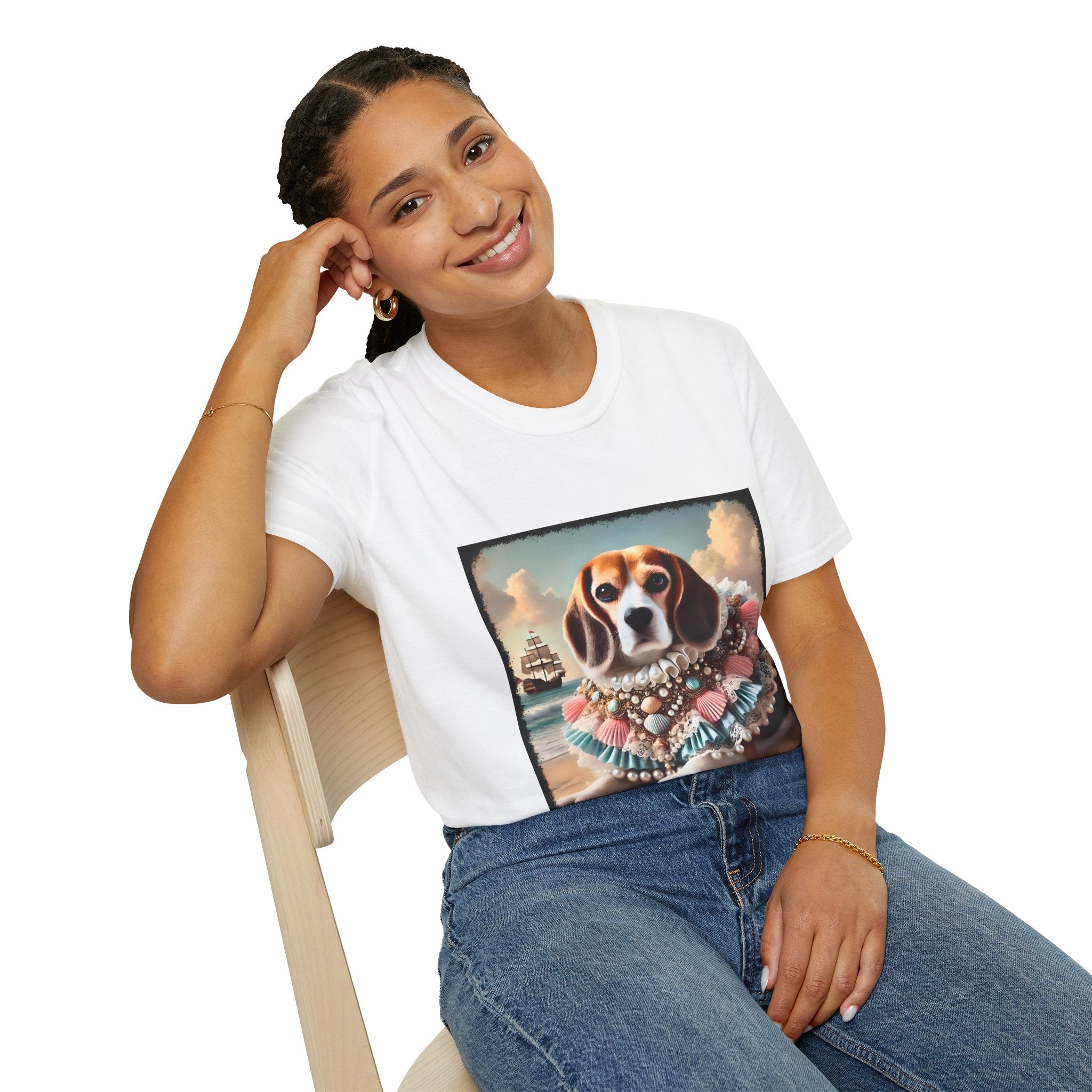 Beagle Beach Beauty | Unisex Dog T-Shirt