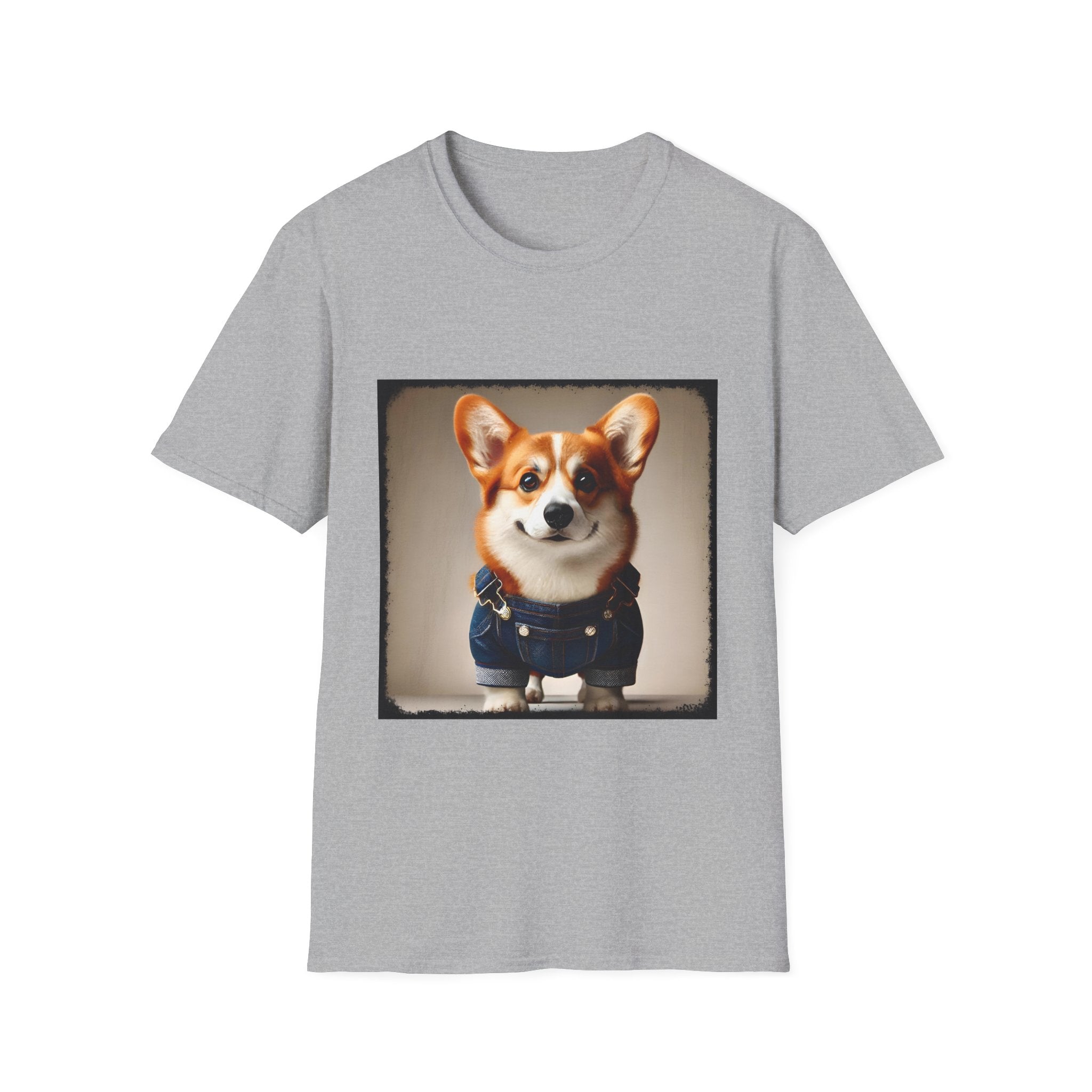 Pembroke Welsh Corgi Denim Dream | Unisex Dog T-Shirt