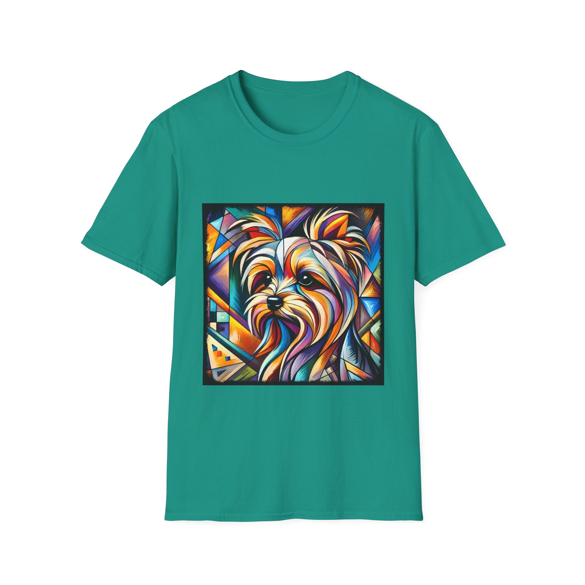 Yorkshire Terrier Bold Geometric | Unisex Dog T-Shirt