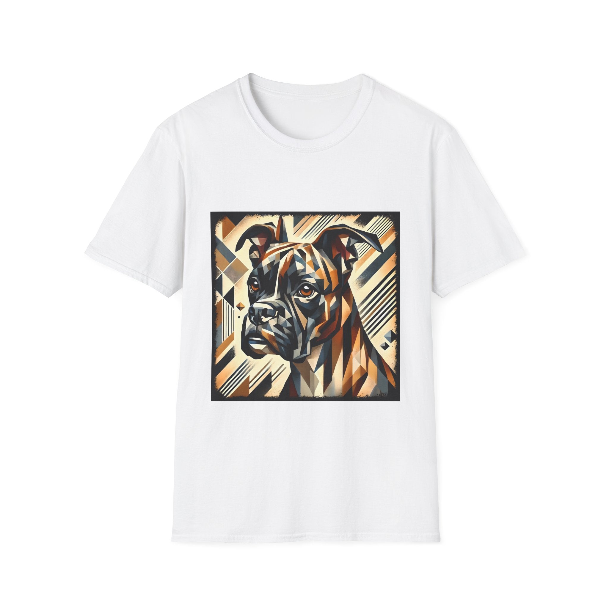Boxer Modern Geometric | Unisex Dog T-Shirt