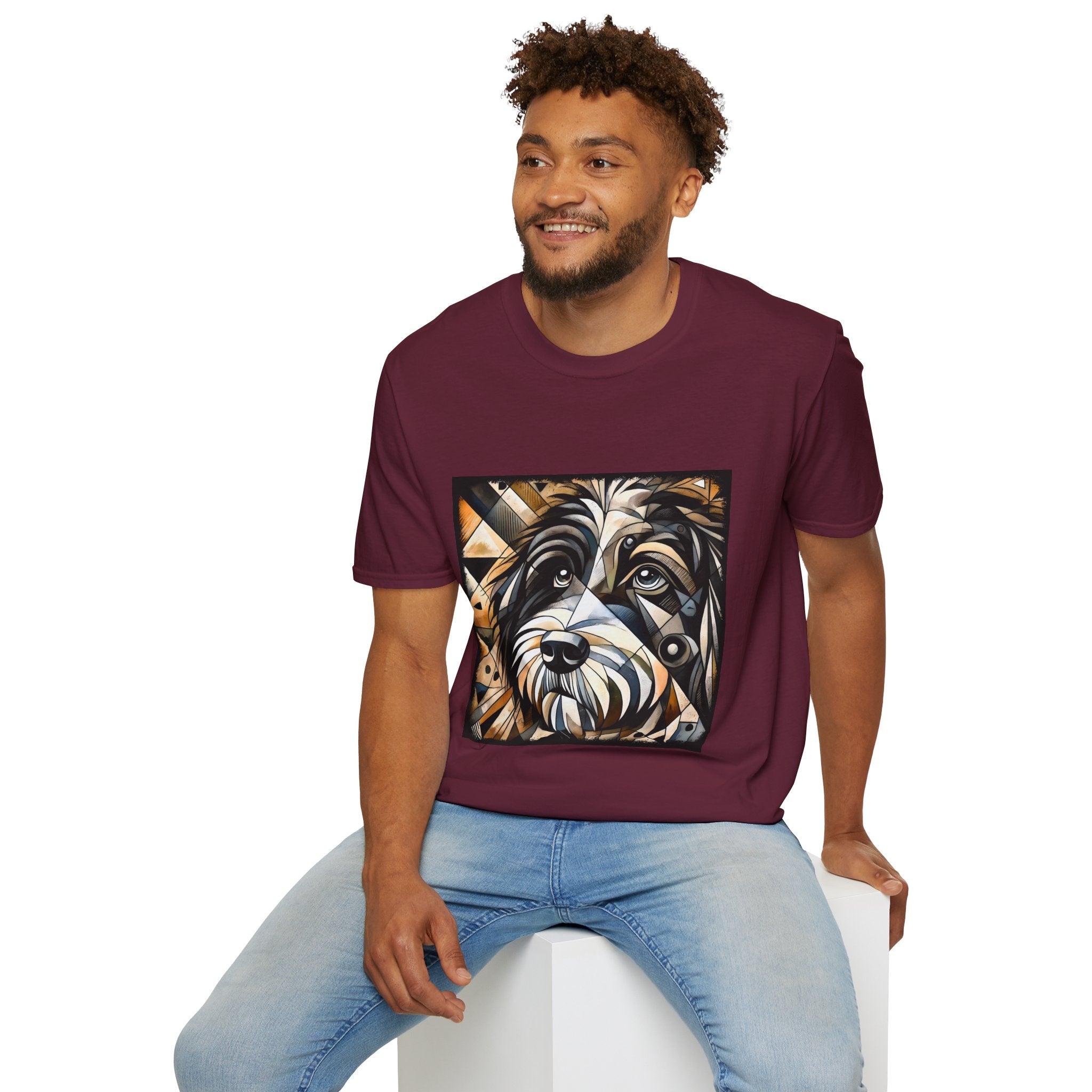 Bernedoodle Bold Geometric | Unisex Dog T-Shirt