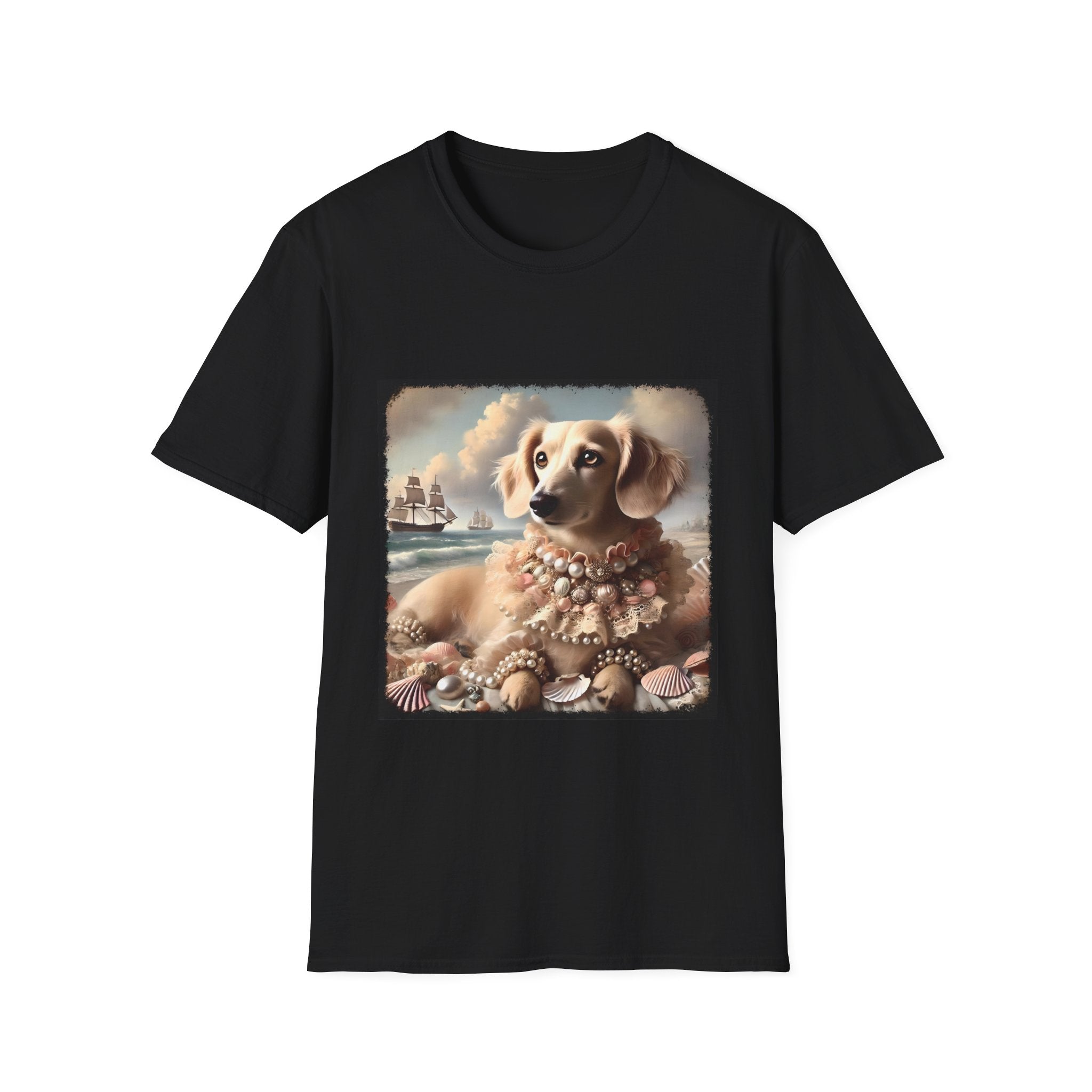 Dachshund Seashell Siren | Unisex Dog T-Shirt