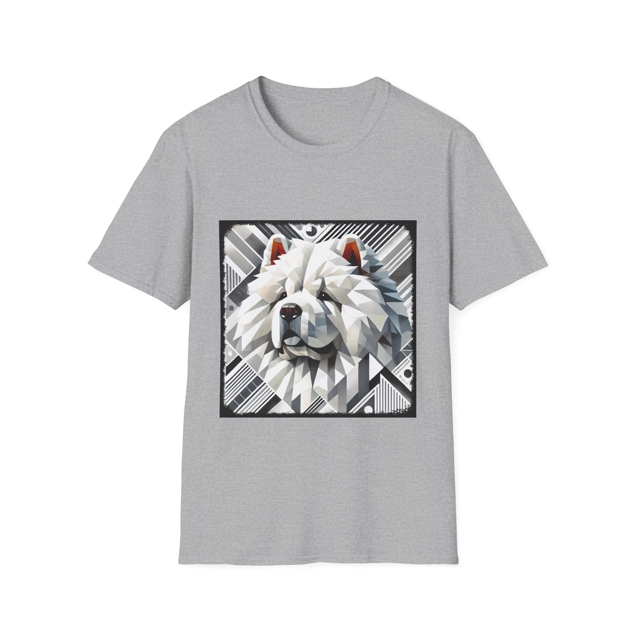 Chow Chow Snow Geometric | Unisex Dog T-Shirt