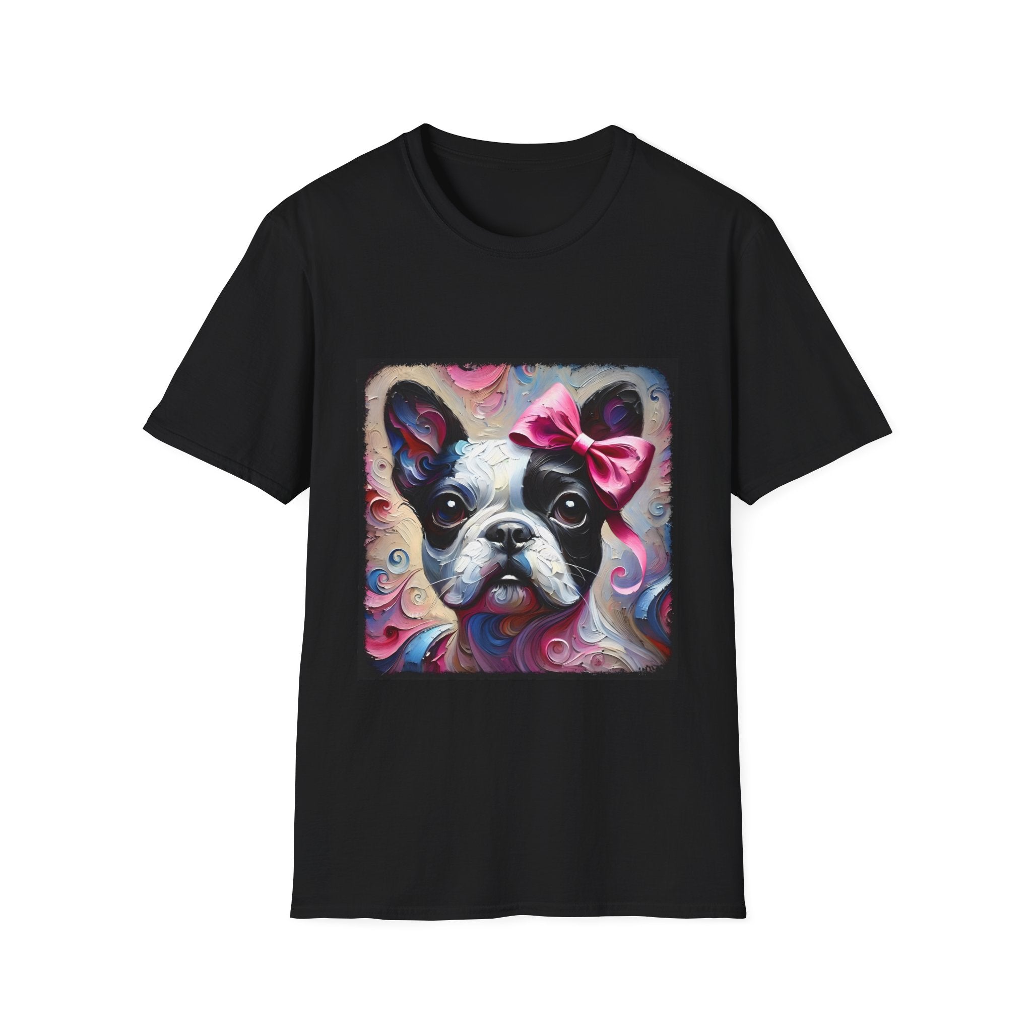 French Bulldog Textured Swirl | Unisex Dog T-Shirt
