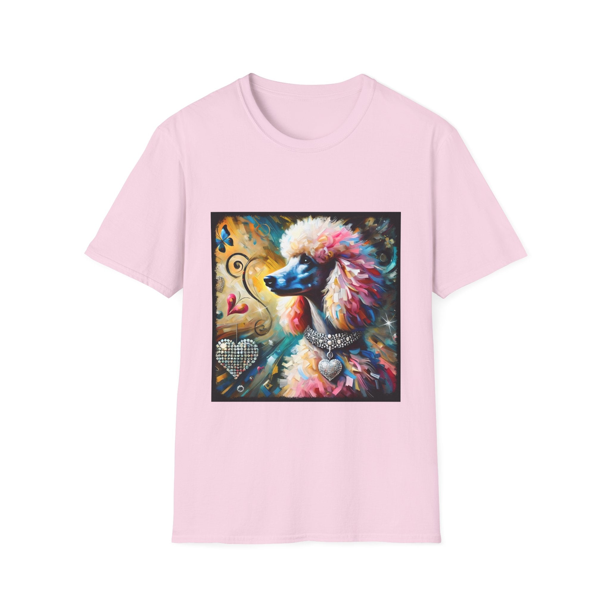 Poodle Diamond Heart Classic | Unisex Dog T-Shirt