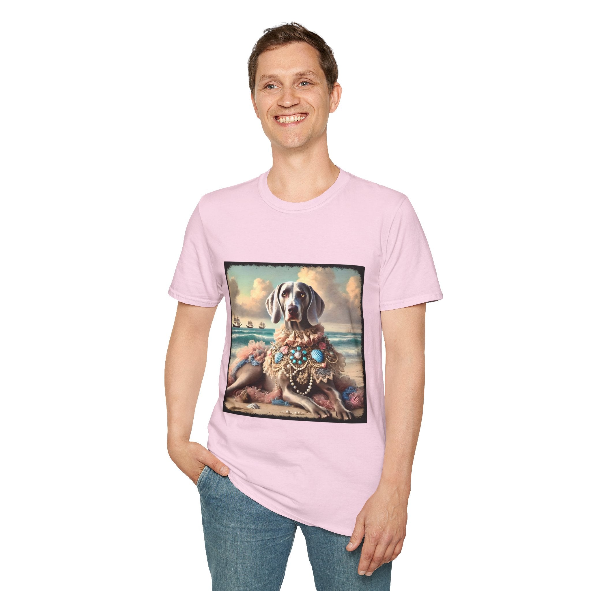 Weimaraner Seashell Siren | Unisex Dog T-Shirt