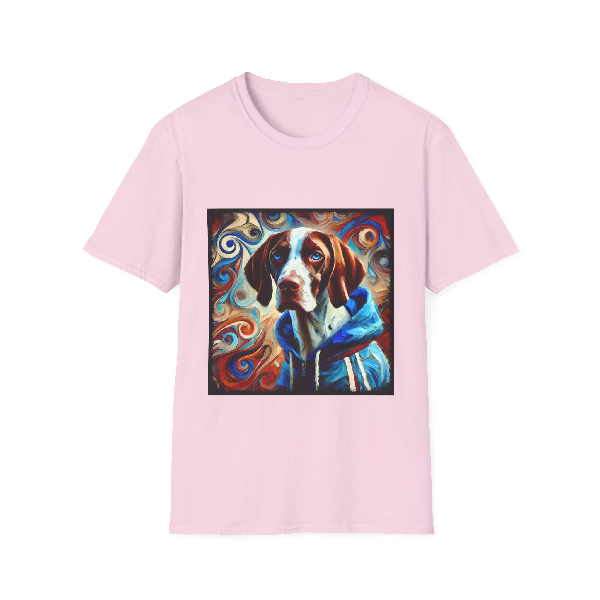 German Shorthaired Pointer Comfy Swirl | Unisex Dog T-Shirt