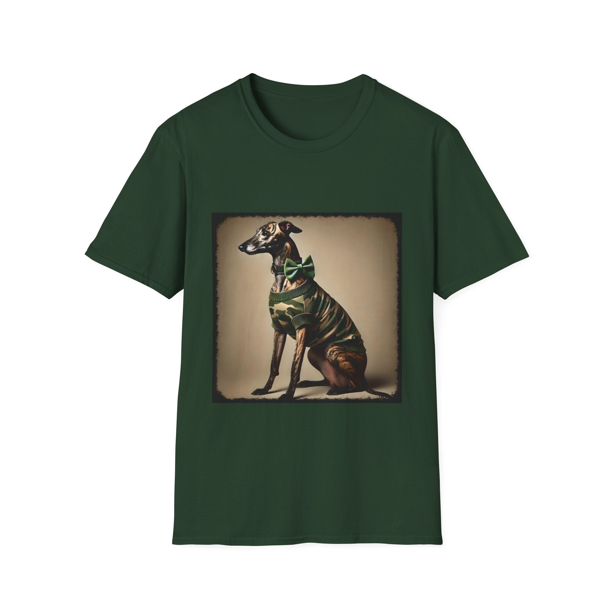 Greyhound Brindle Camo Cutie | Unisex Dog T-Shirt