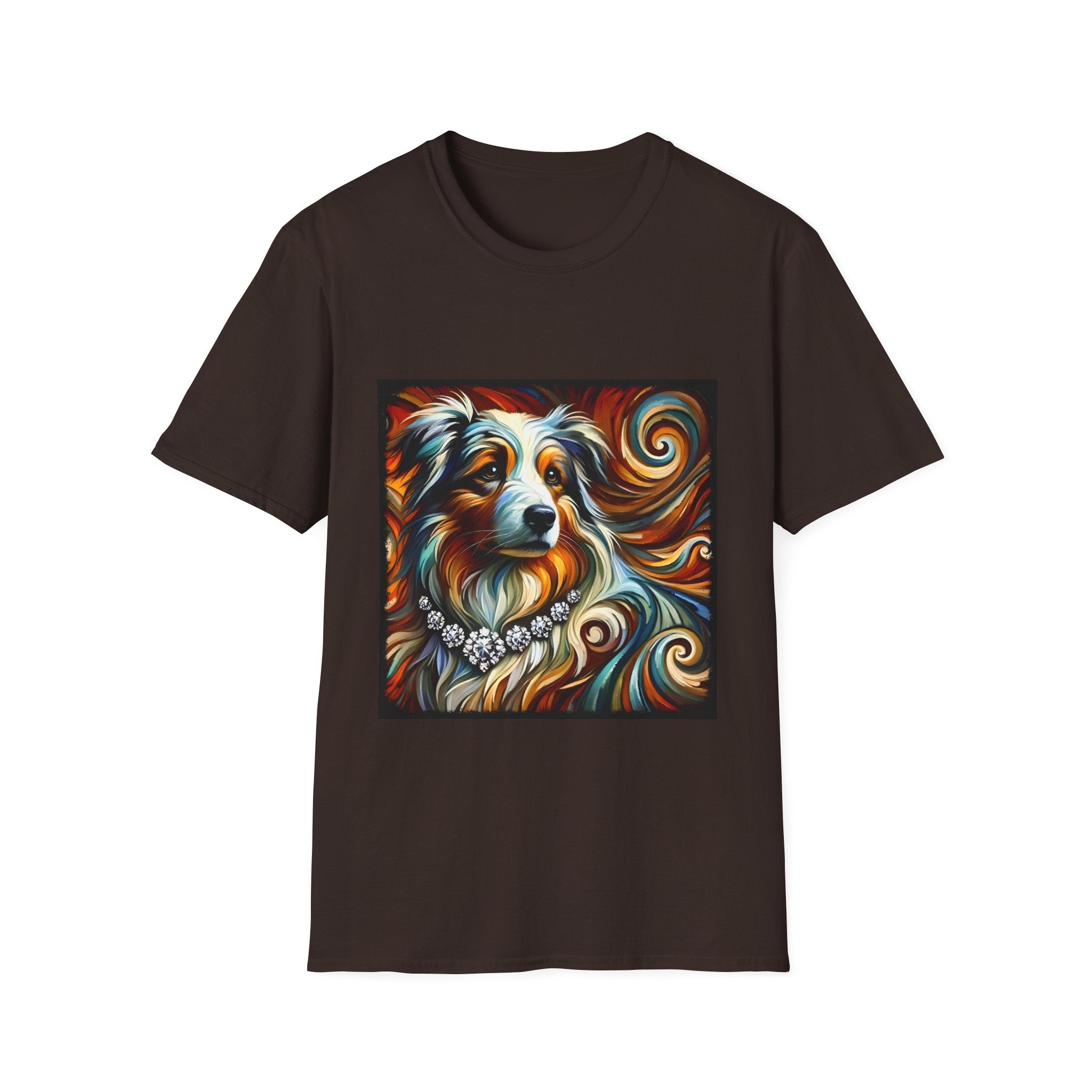 Australian Shepherd Diamond Swirl | Unisex Dog T-Shirt