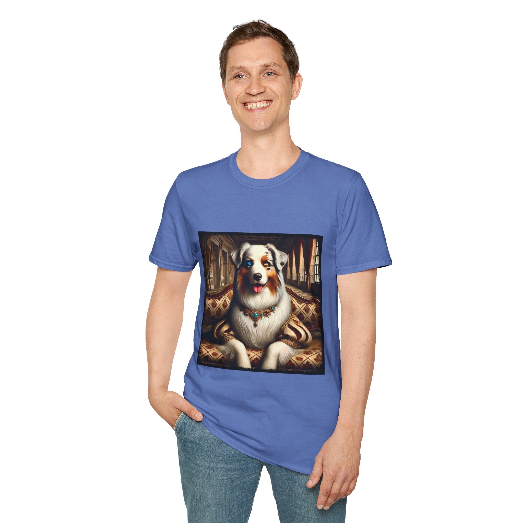 Australian Shepherd Poised Princess | Unisex Dog T-Shirt
