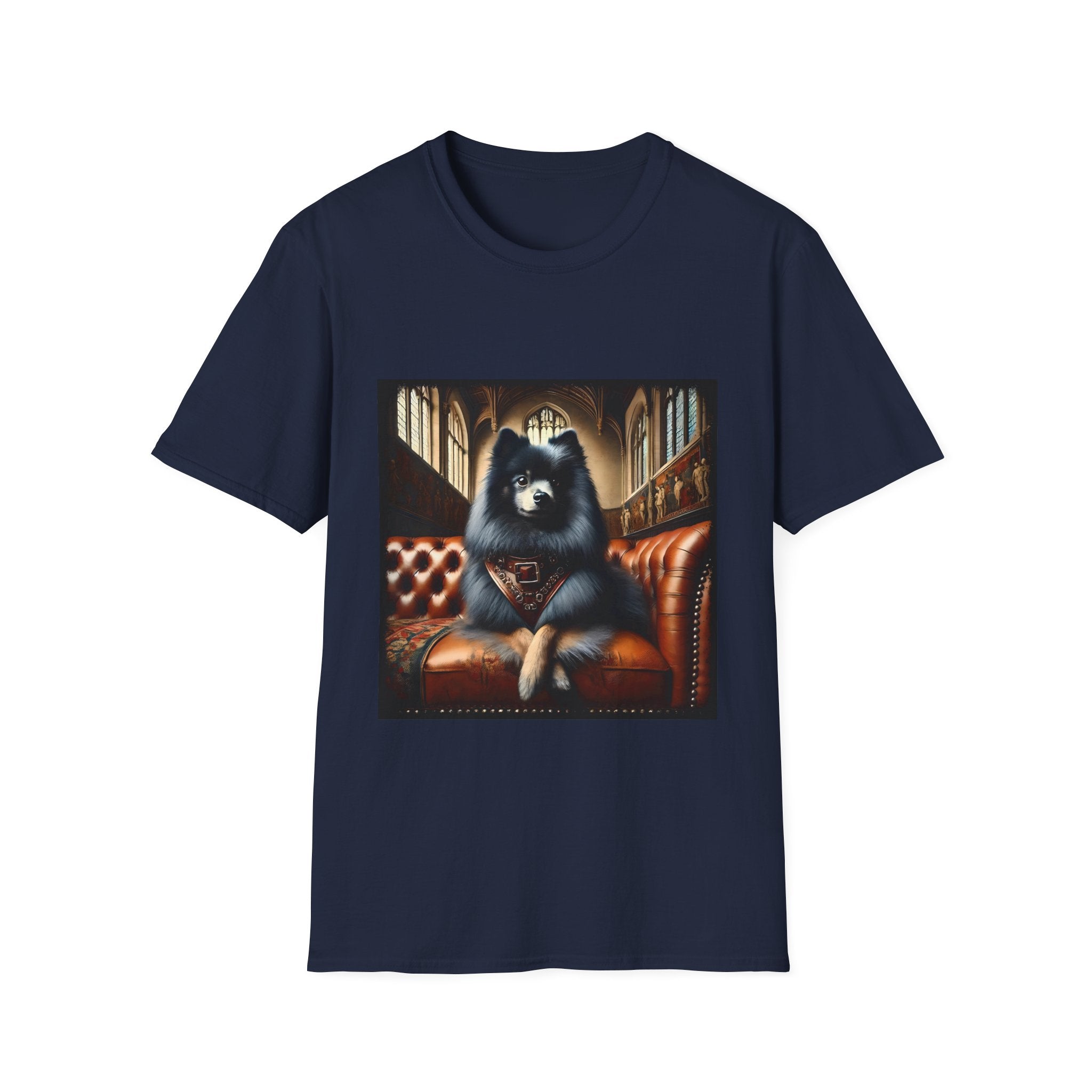 Pomeranian Poised Prince | Unisex Dog T-Shirt