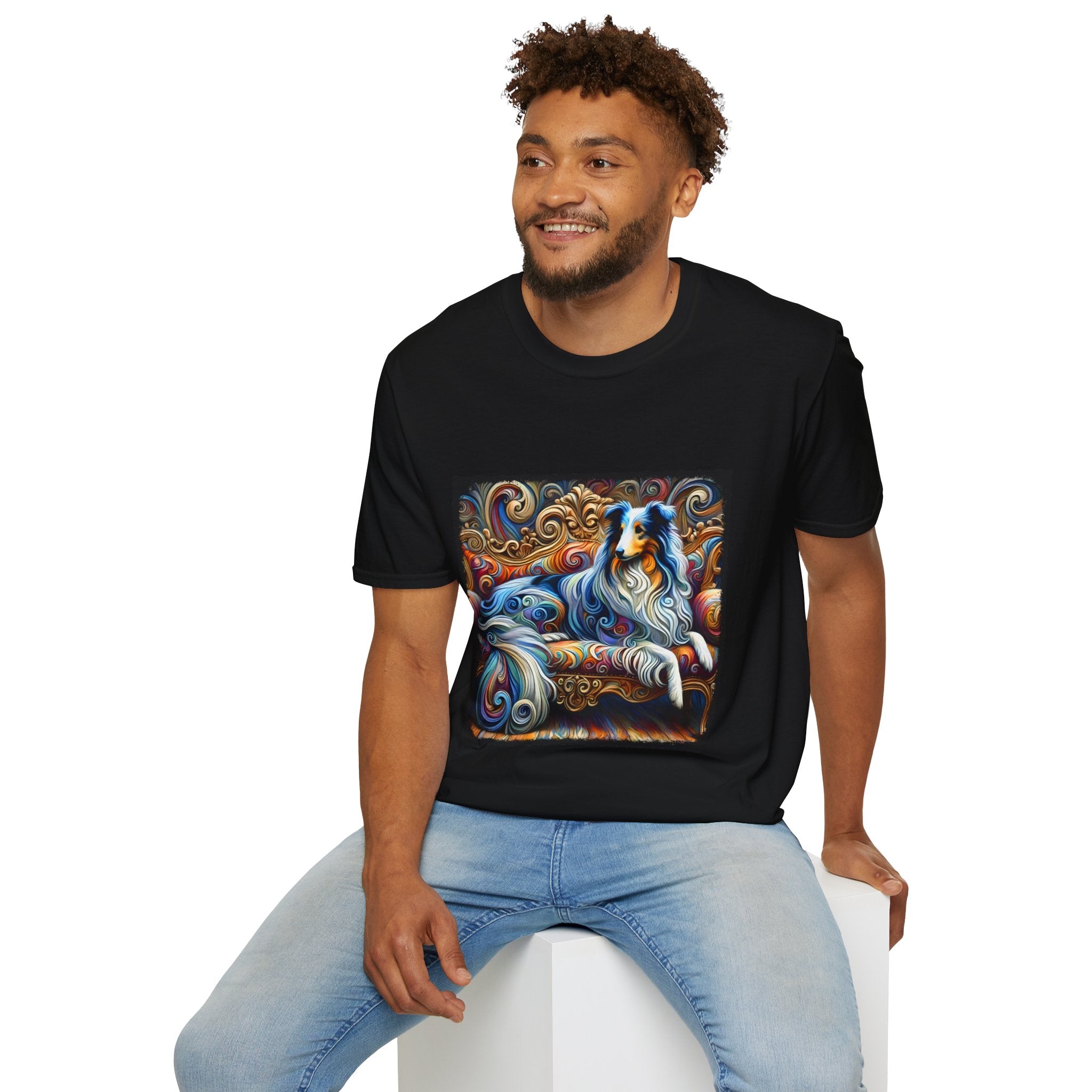 Collie Stunning Swirl | Unisex Dog T-Shirt