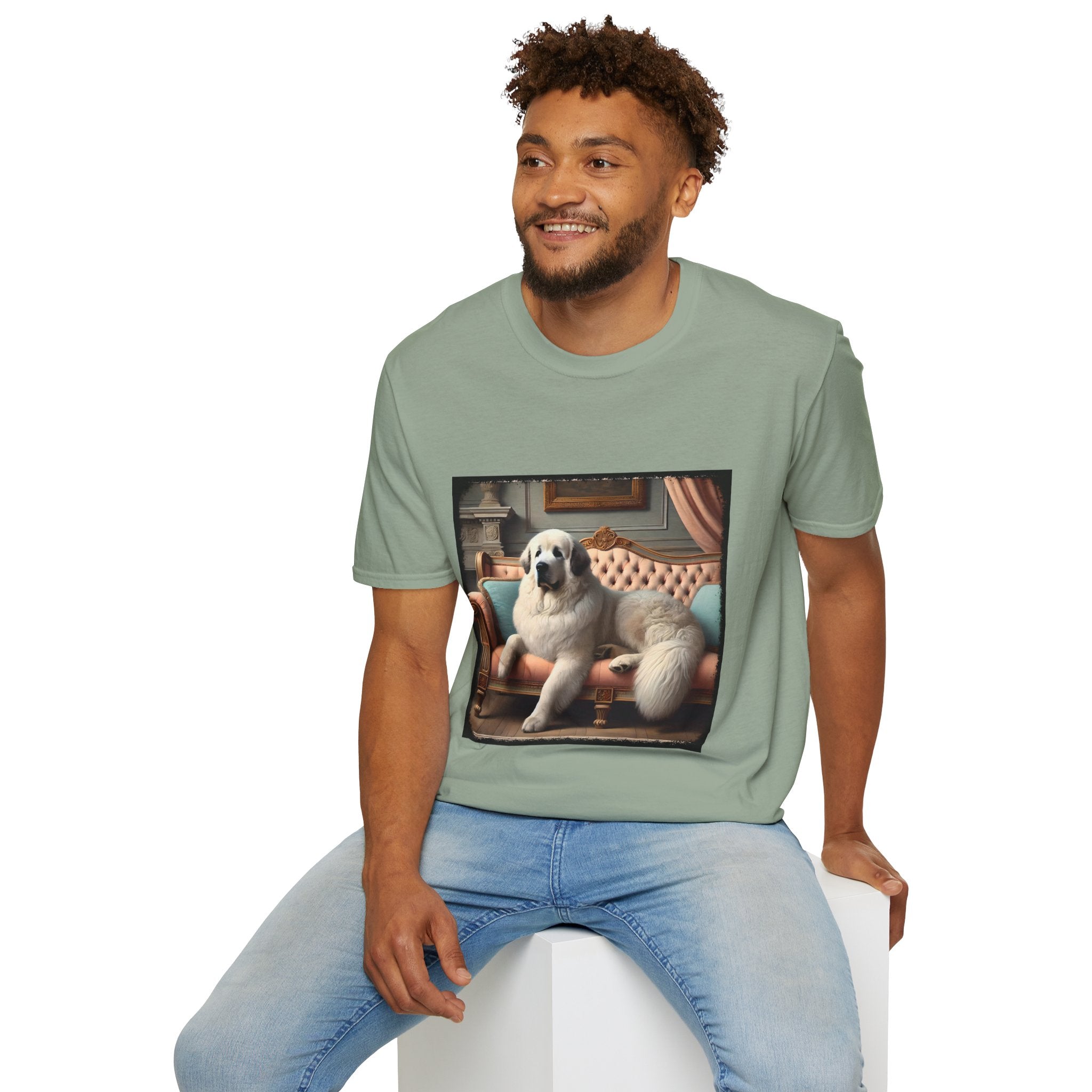 Great Pyrenees Poised Portrait | Unisex Dog T-Shirt