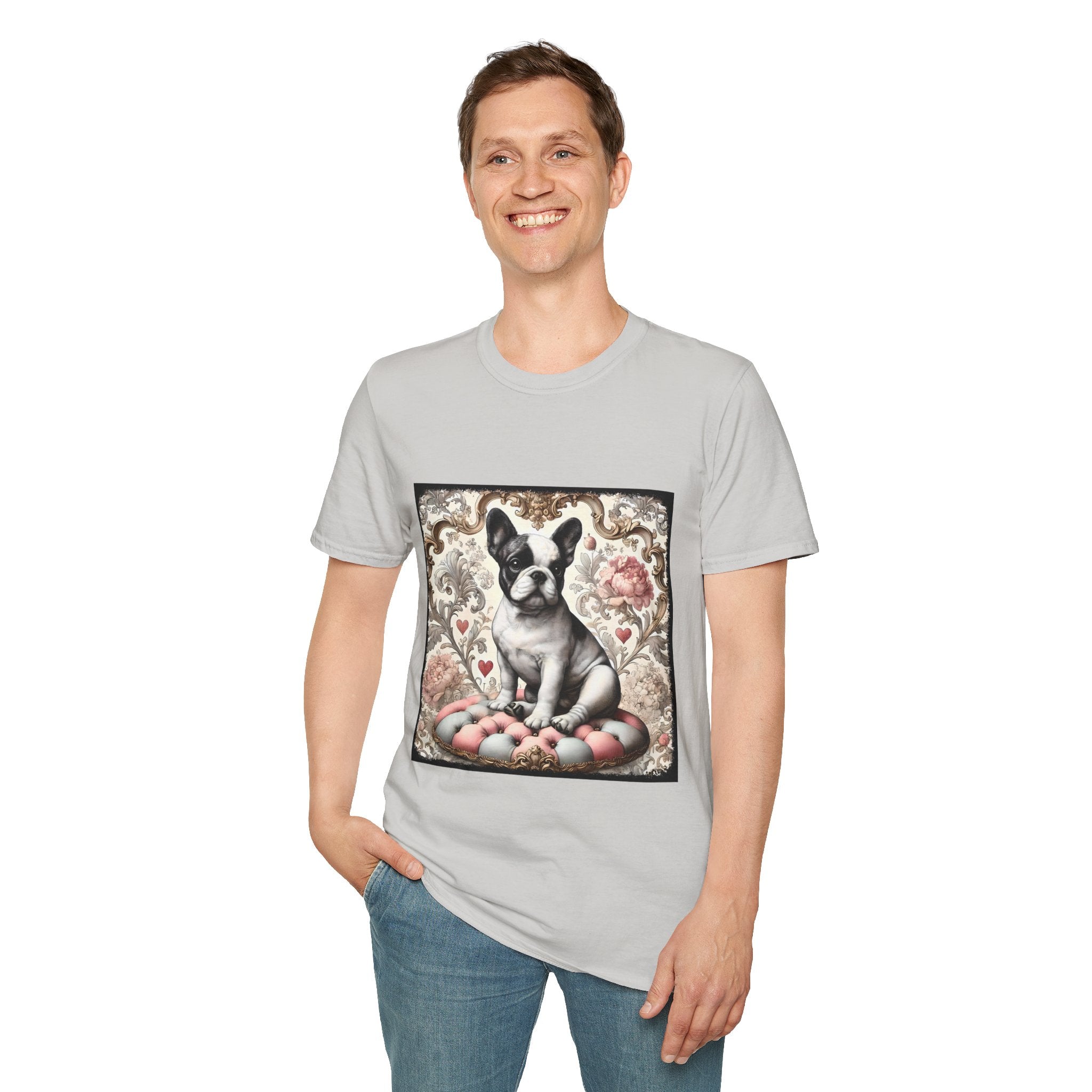 French Bulldog Antique Chic | Unisex Dog T-Shirt