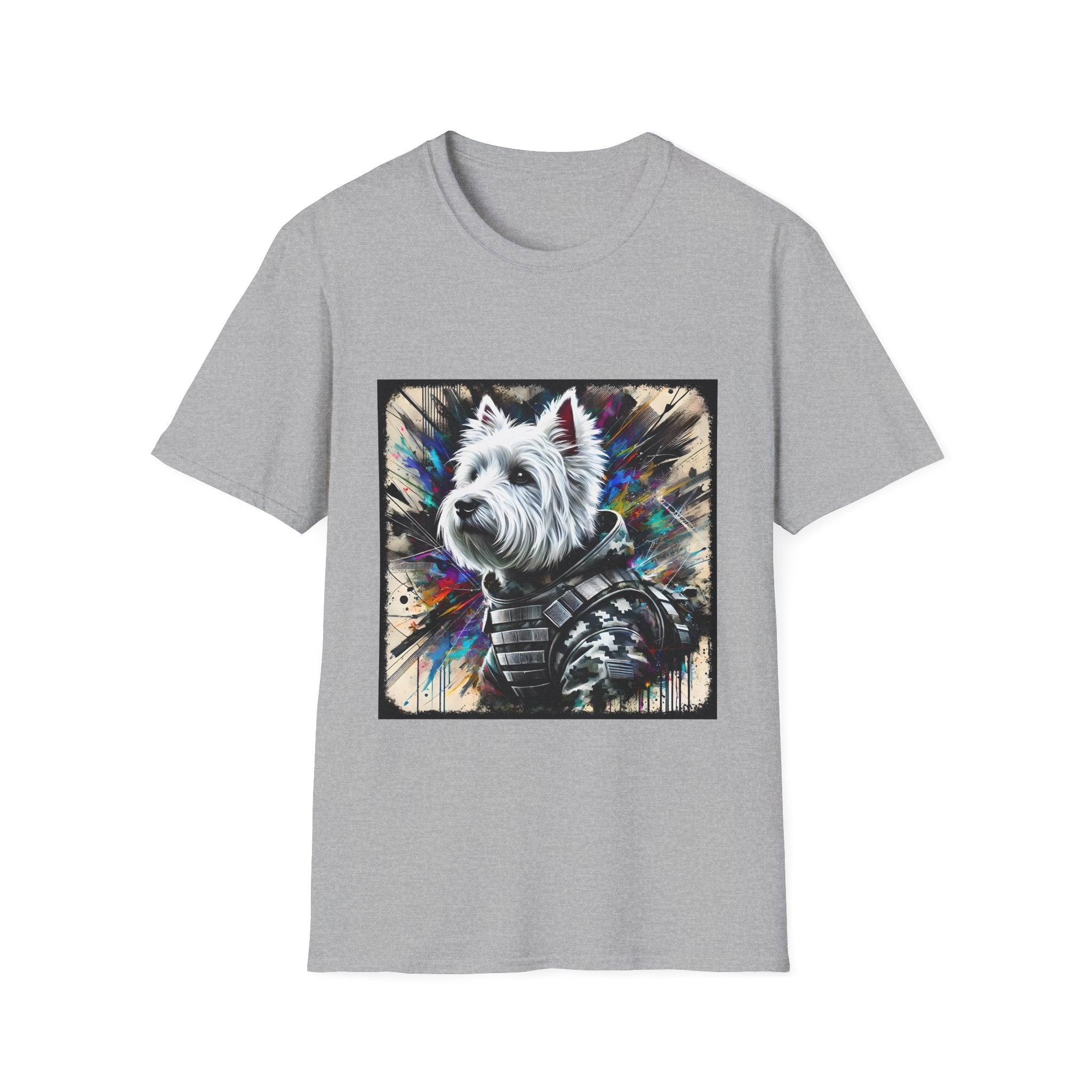 West Highland White Terrier Bold Camo Classic | Unisex Dog T-Shirt
