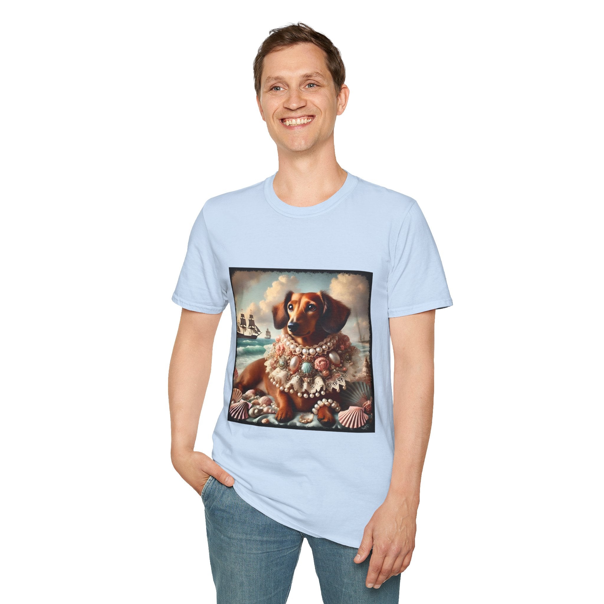 Dachshund Ocean Muse | Unisex Dog T-Shirt