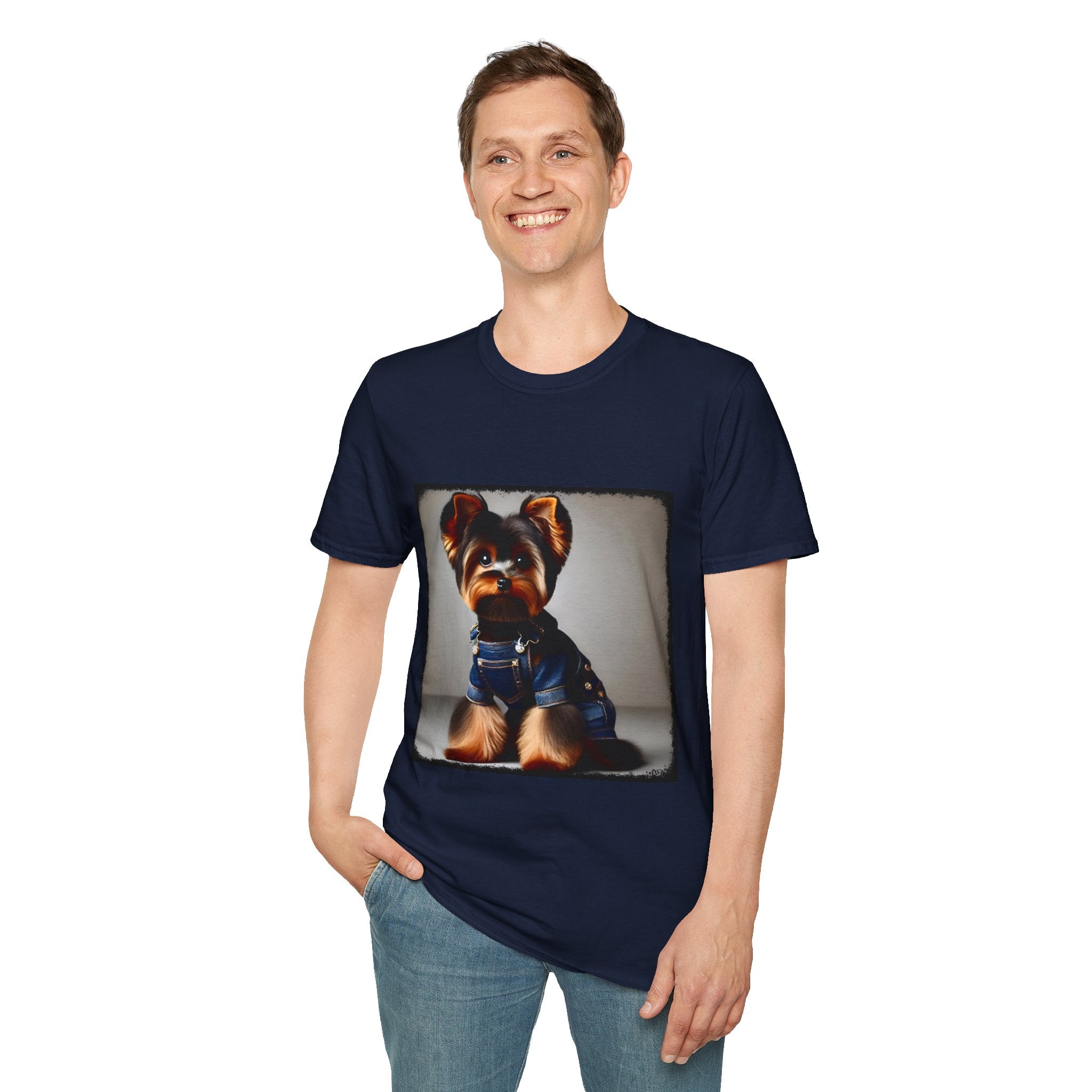 Yorkshire Terrier Denim Darling | Unisex Dog T-Shirt