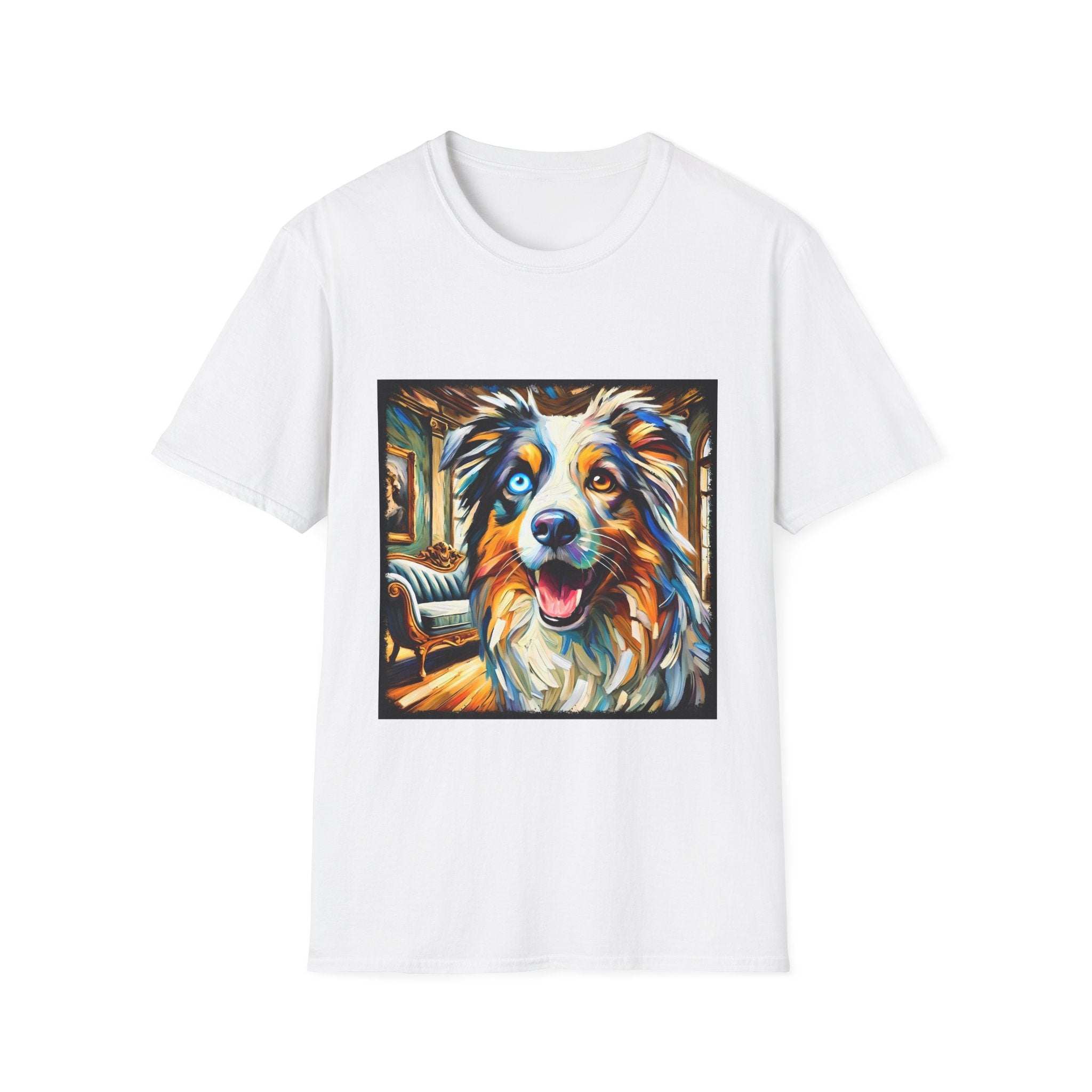 Australian Shepherd Blissful Swirl | Unisex Dog T-Shirt