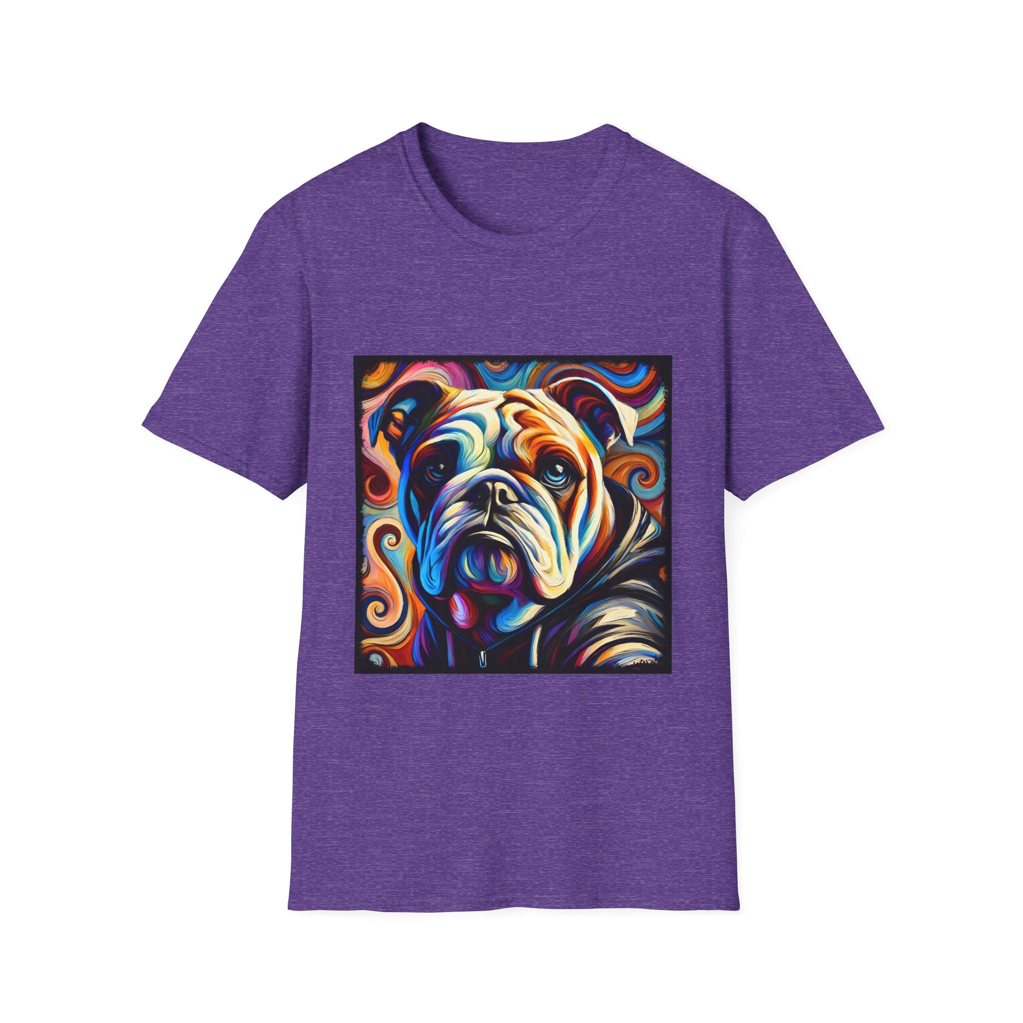 Bulldog Relaxed Swirl | Unisex Dog T-Shirt
