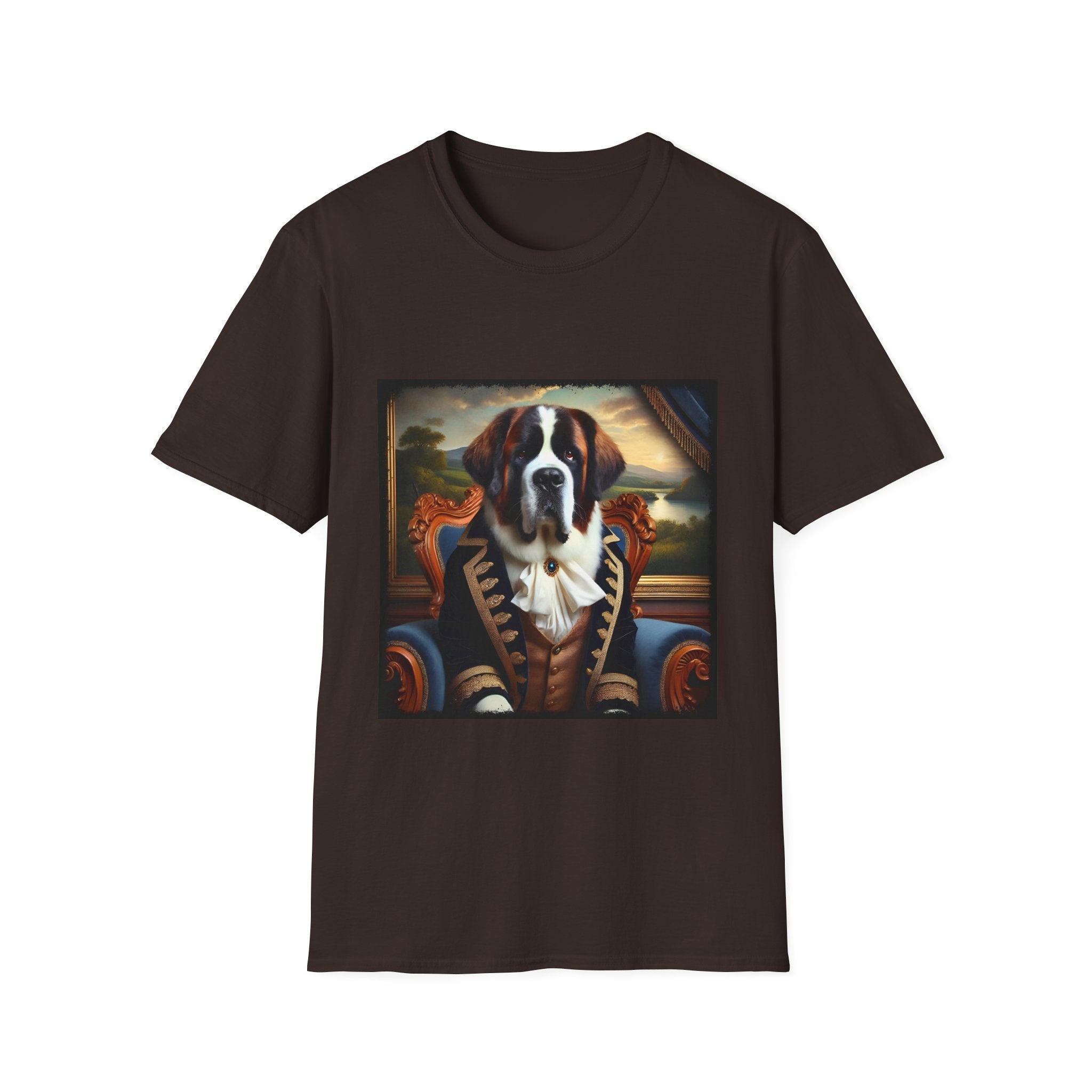 Saint Bernard Dashing Duke | Unisex Dog T-Shirt