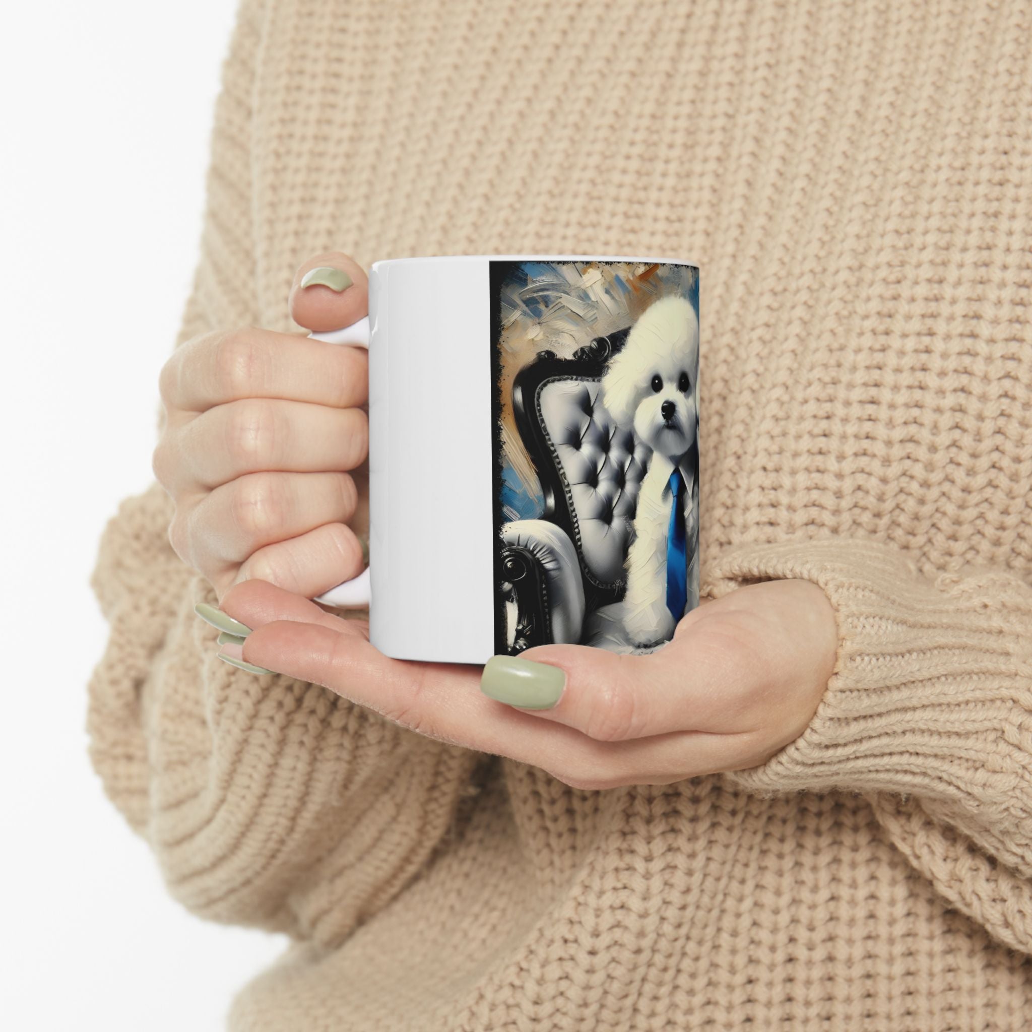 Bichon Frise Handsome Classic | Dog Themed Ceramic Mug
