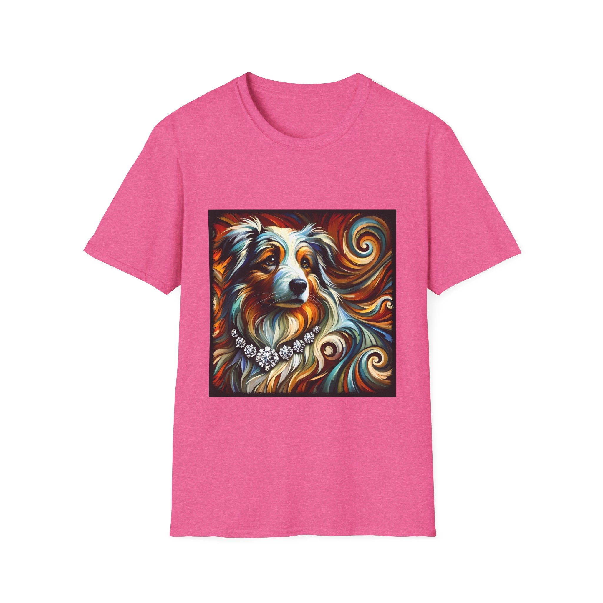 Australian Shepherd Diamond Swirl | Unisex Dog T-Shirt