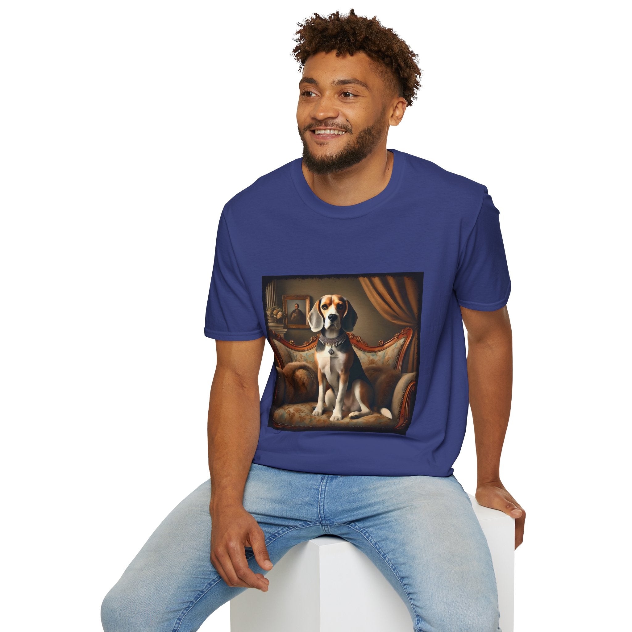 Beagle Princess Blue | Unisex Dog T-Shirt