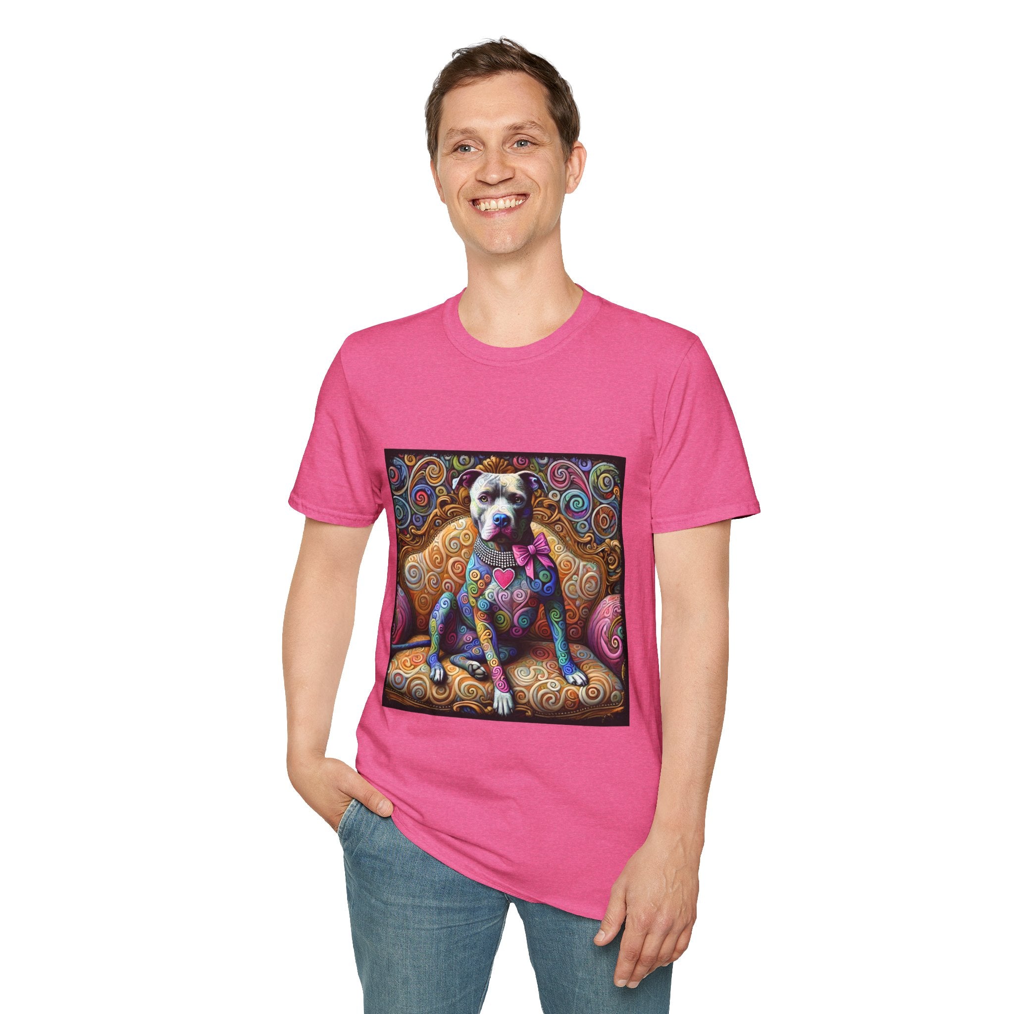 American Pit Bull Terrier Love Swirl | Unisex Dog T-Shirt