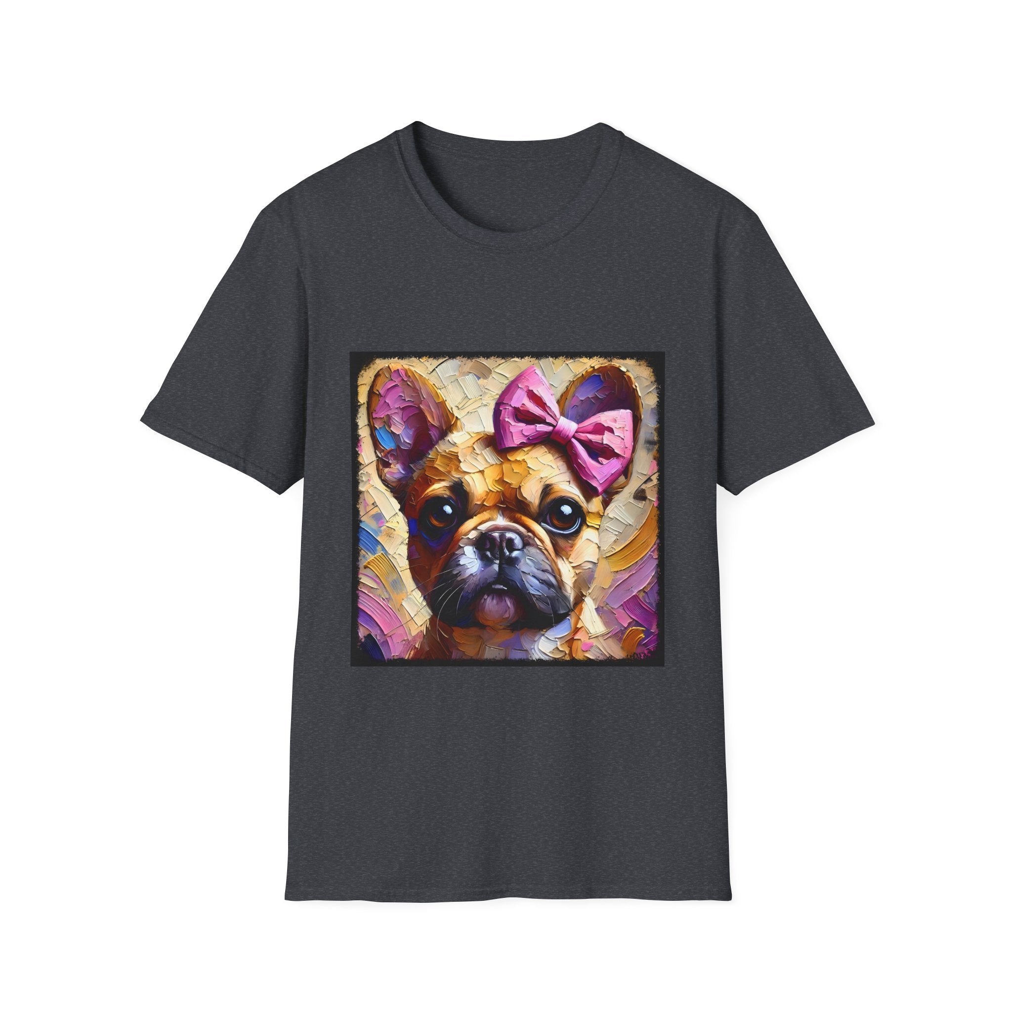 French Bulldog Textured Classic | Unisex Dog T-Shirt