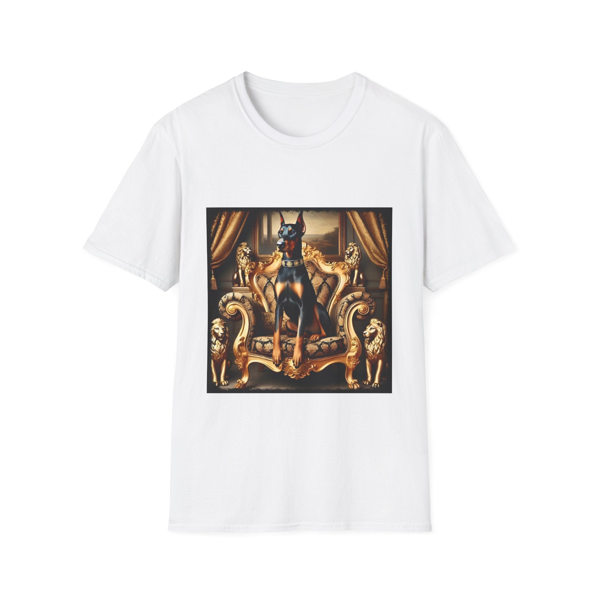 Doberman Pinscher Billionaire Bark | Unisex Dog T-Shirt