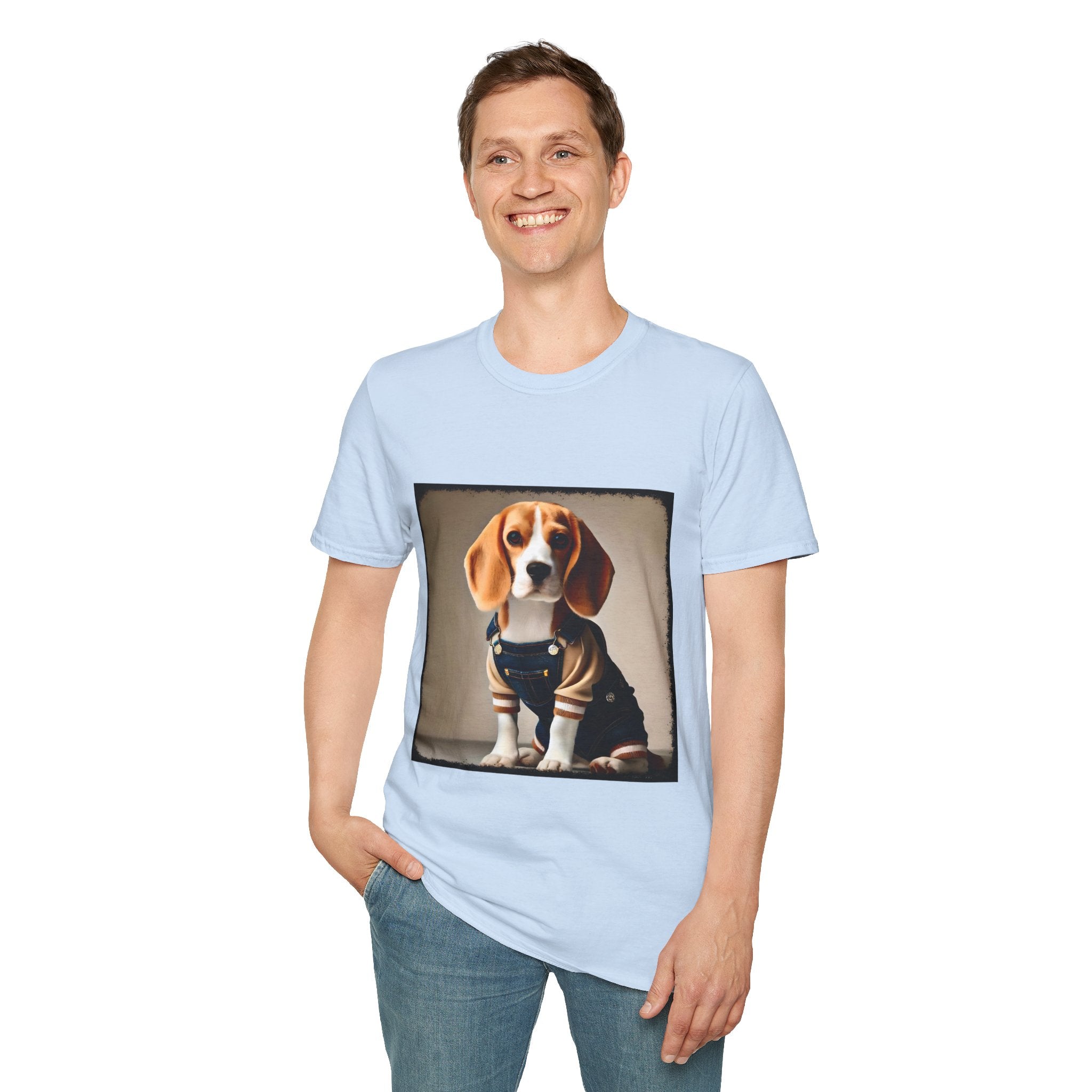 Beagle Denim Doll | Unisex Dog T-Shirt