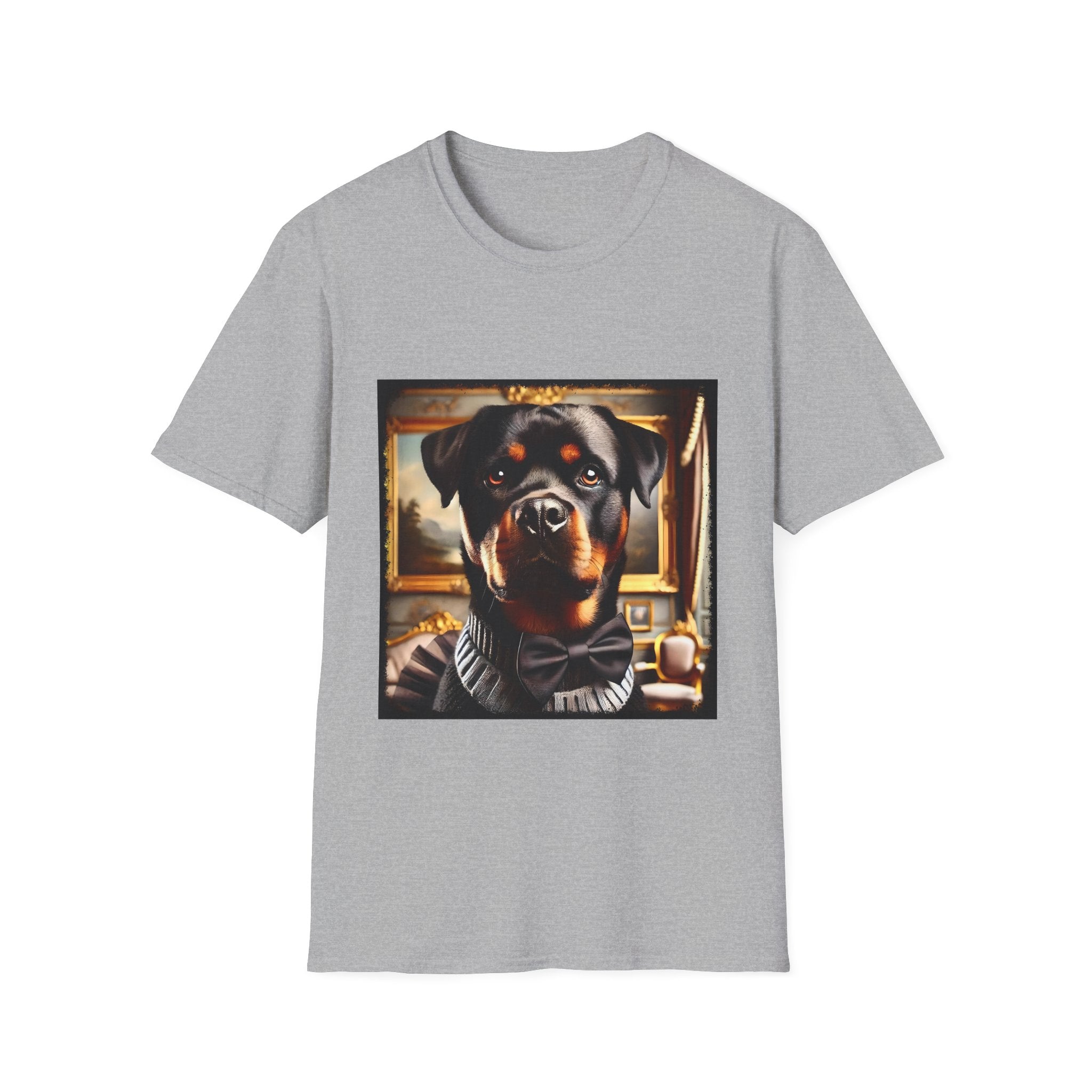 Rottweiler Posh Portrait | Unisex Dog T-Shirt