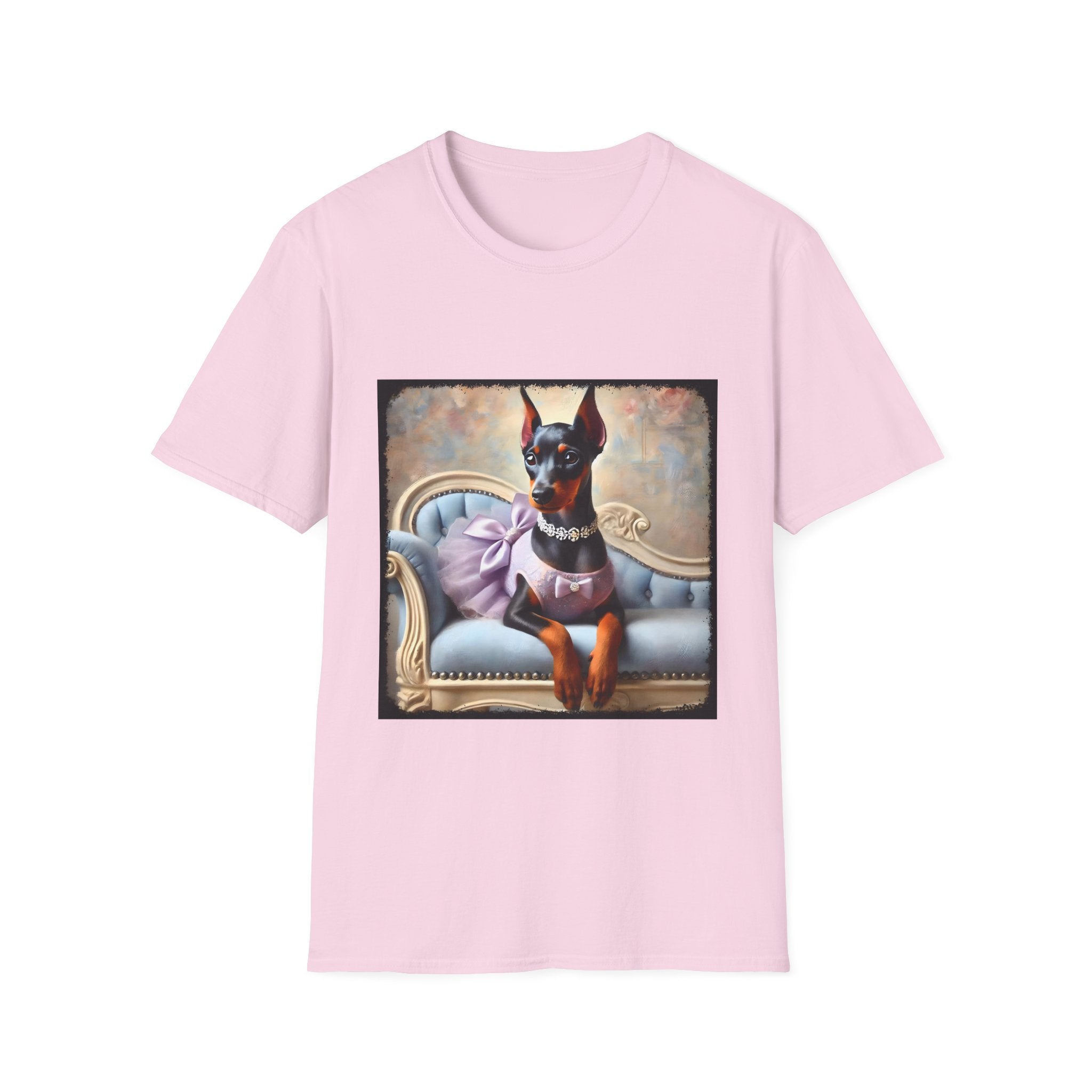 Doberman Pinscher Purple Princess Classic | Unisex Dog T-Shirt