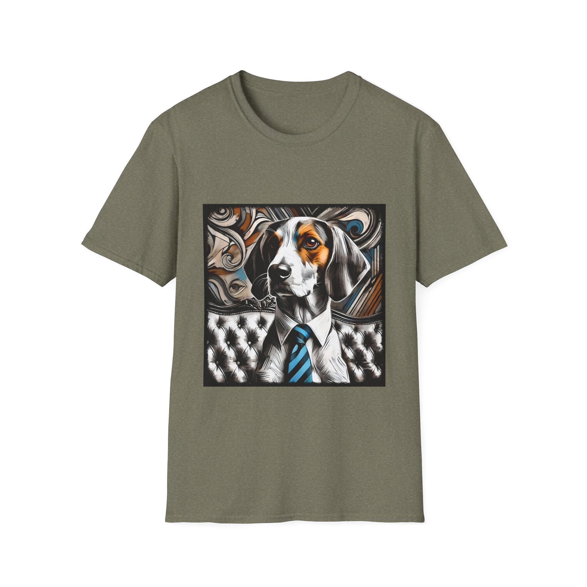 Treeing Walker Coonhound Bold Gentleman | Unisex Dog T-Shirt