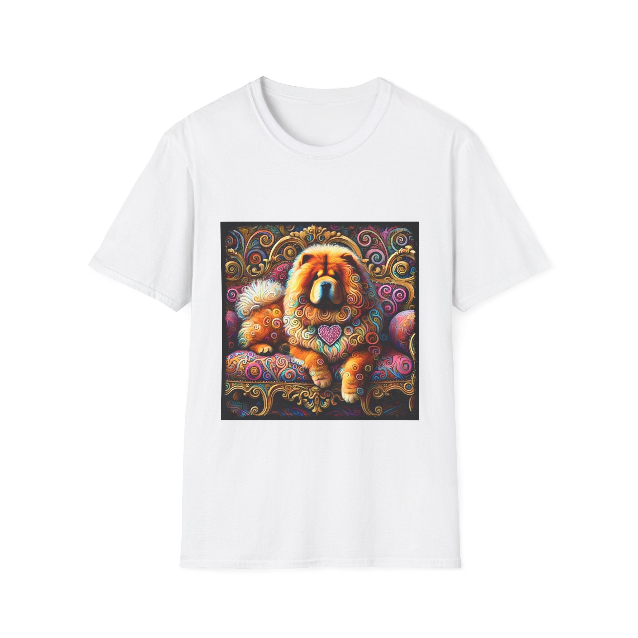 Chow Chow Love Swirl | Unisex Dog T-Shirt