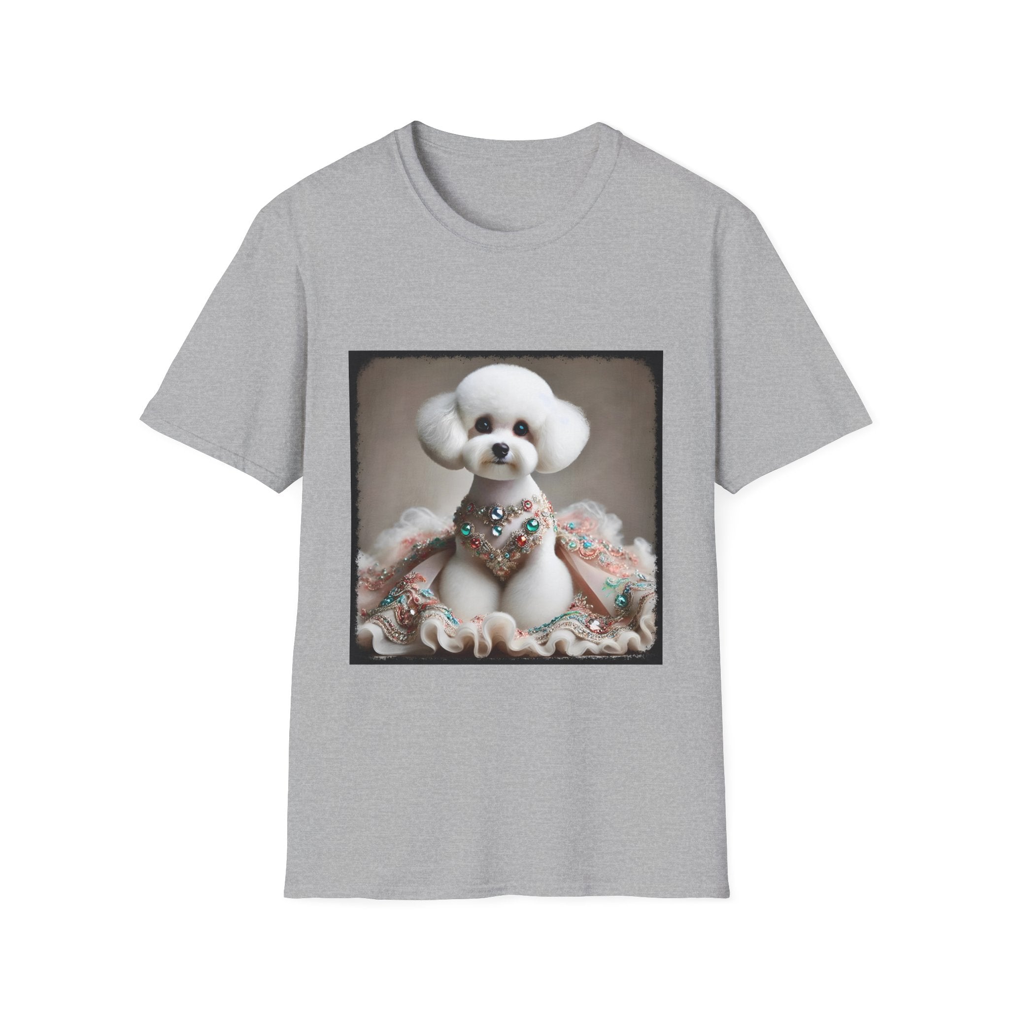 Bichon Frise Jeweled Beauty | Unisex Dog T-Shirt