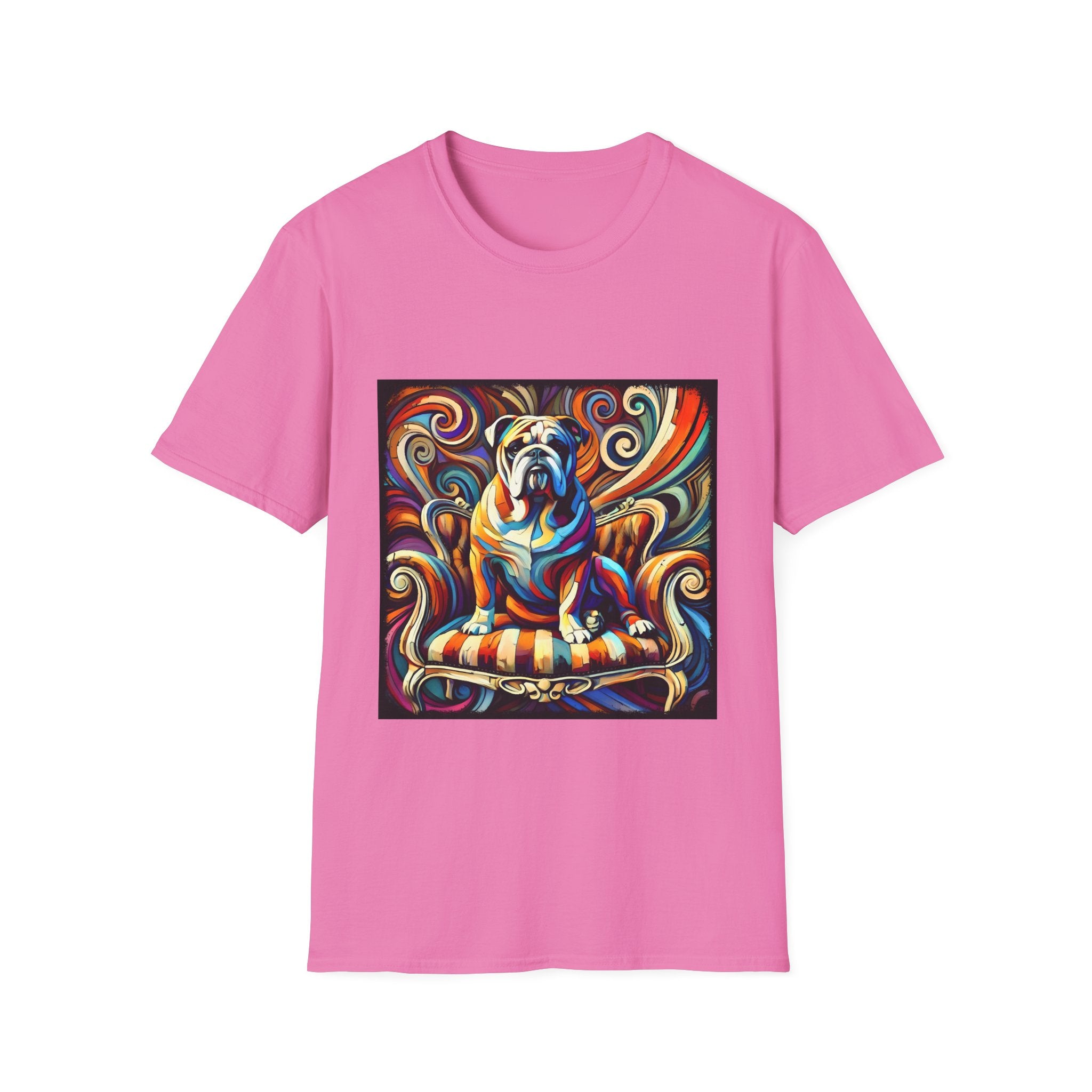 Bulldog Bold Swirl | Unisex Dog T-Shirt