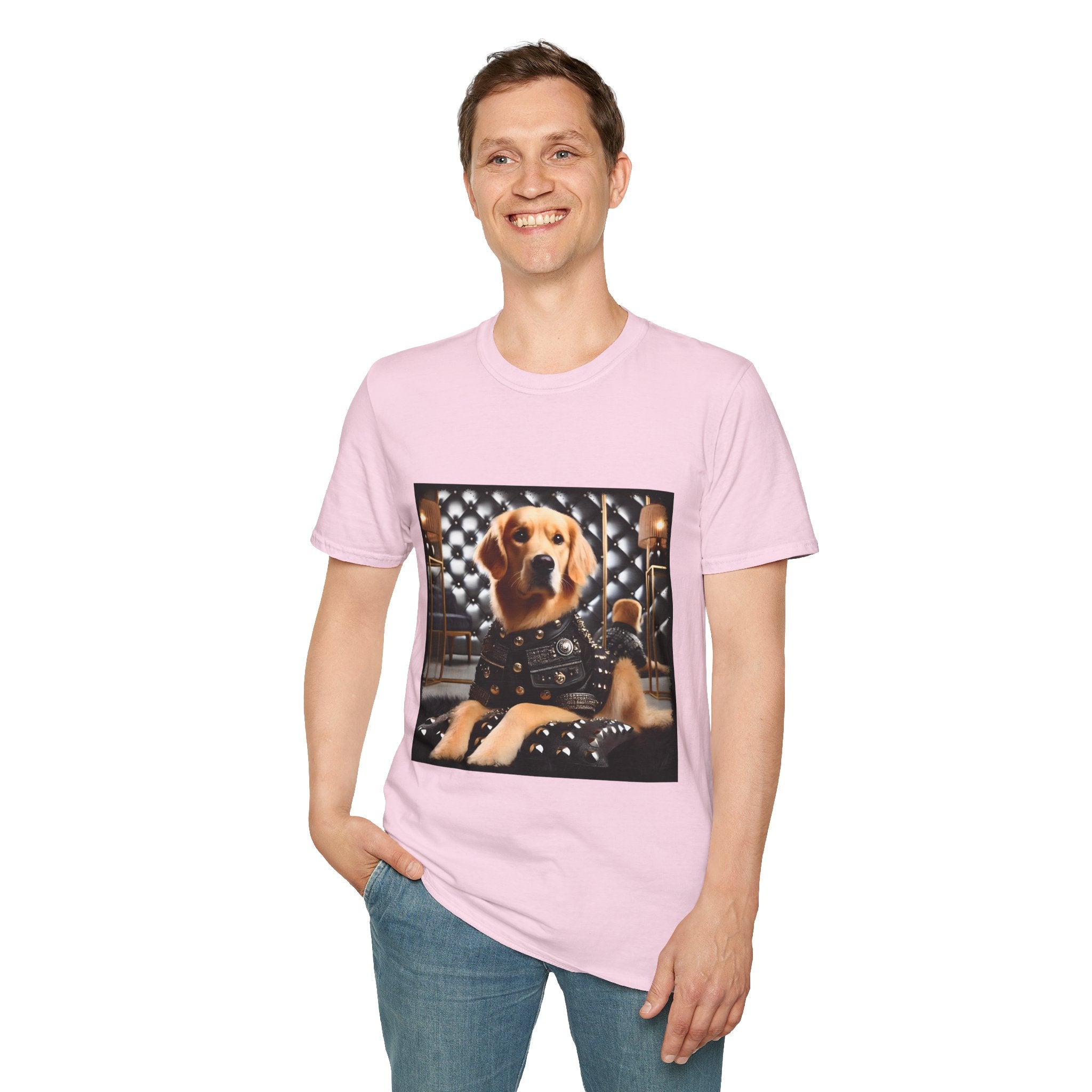 Golden Retriever Grit & Glam  | Unisex Dog T-Shirt
