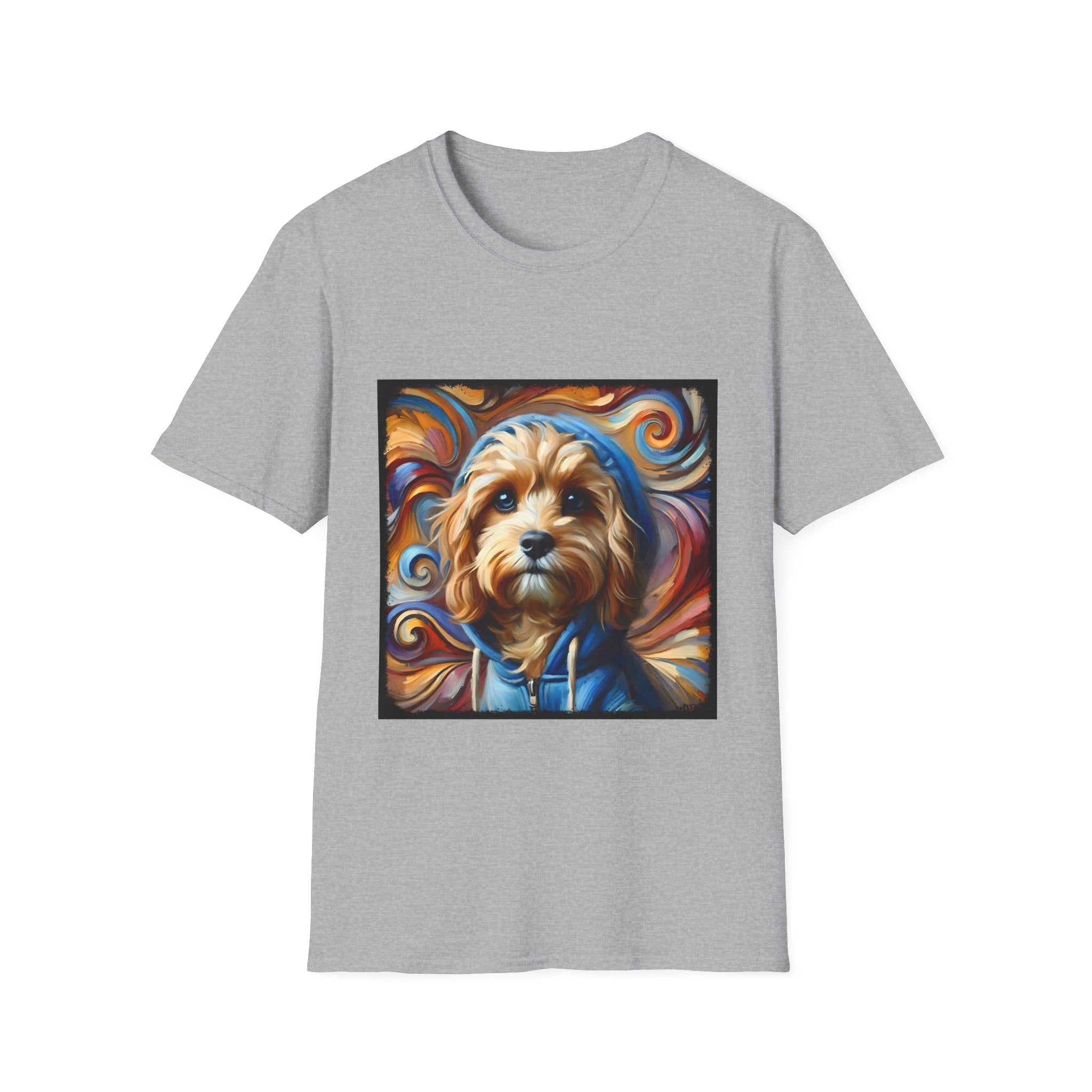 Cavapoo Blue Hoodie Swirl | Unisex Dog T-Shirt
