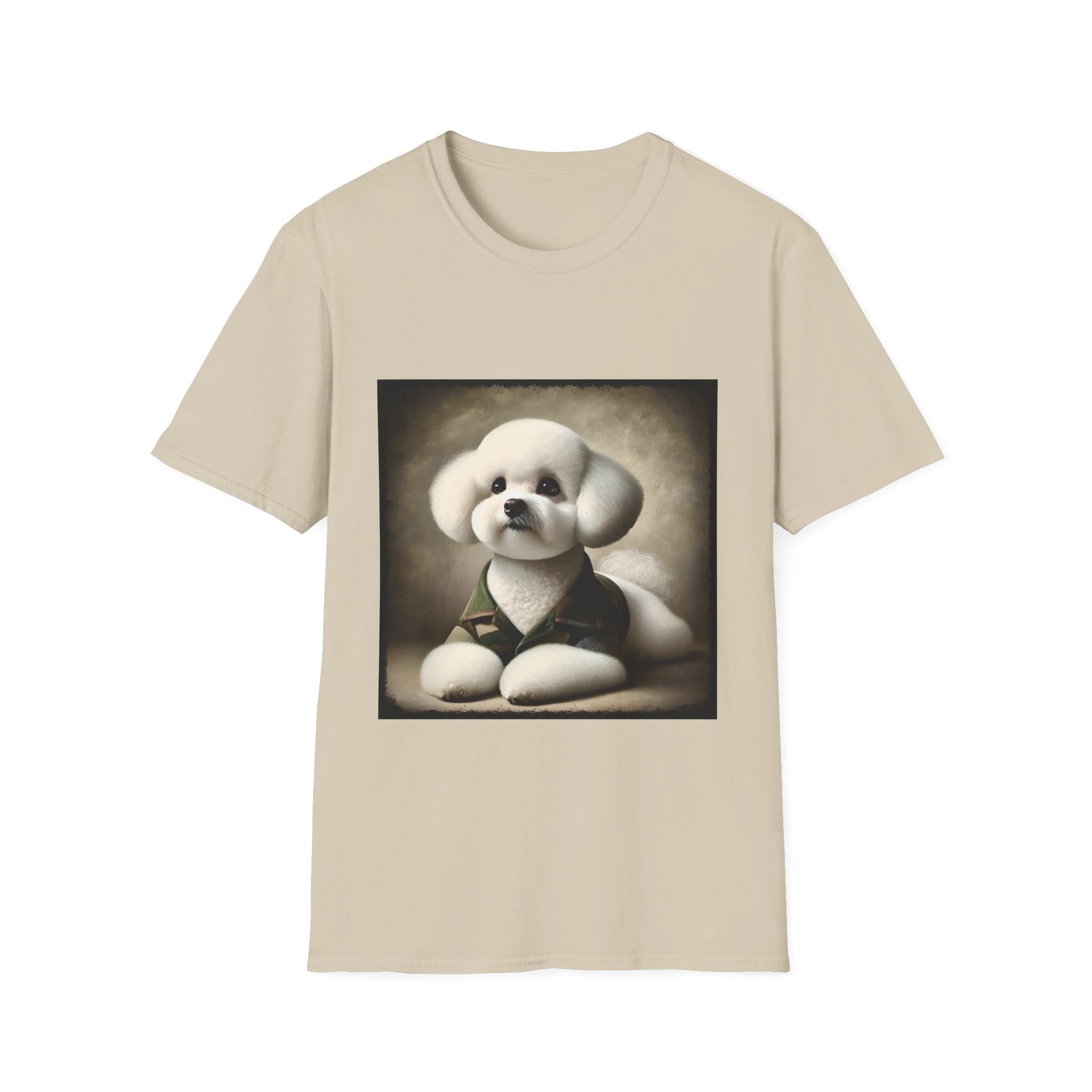 Bichon Frise Camo Cutie | Unisex Dog T-Shirt