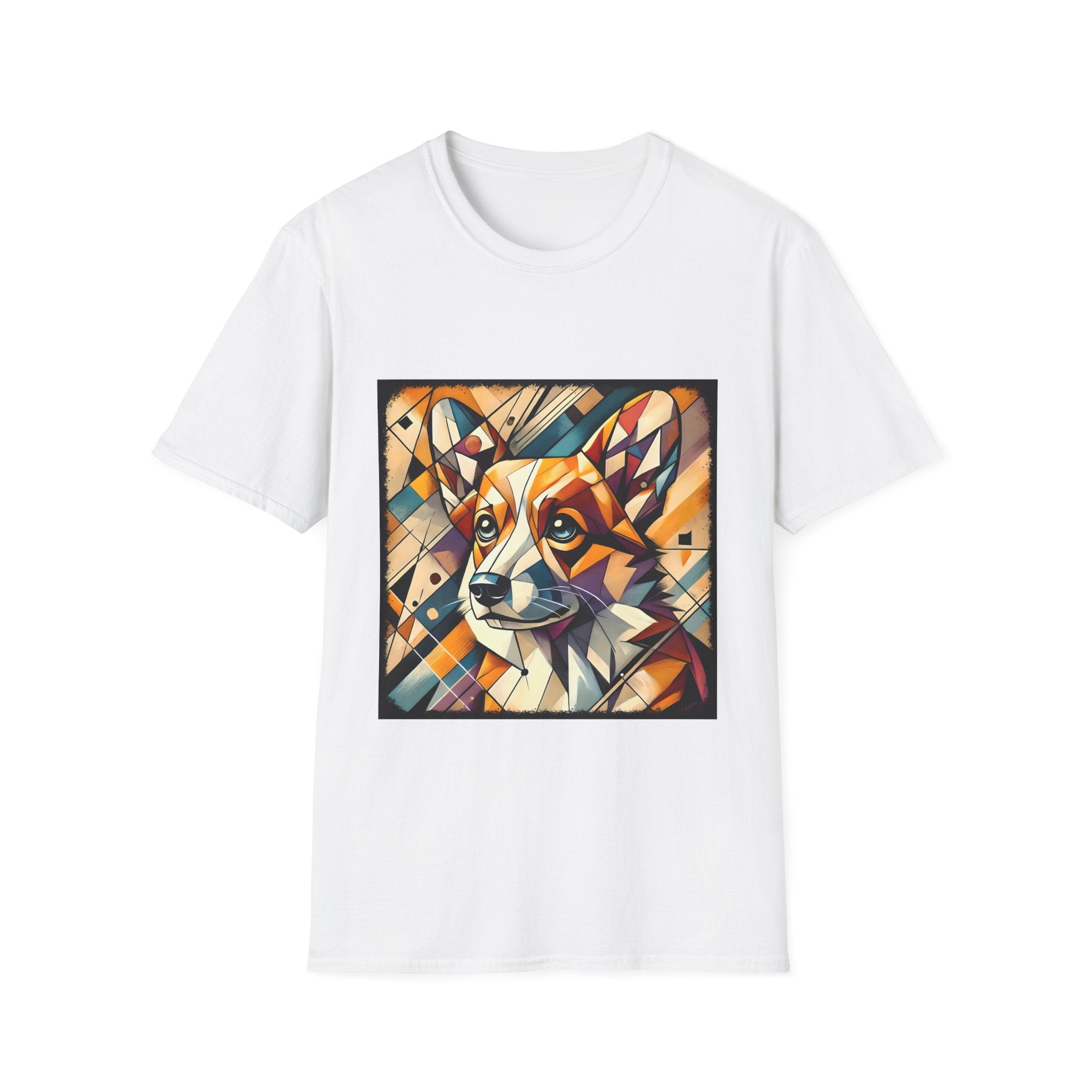 Pembroke Welsh Corgi Bold Geometric | Unisex Dog T-Shirt