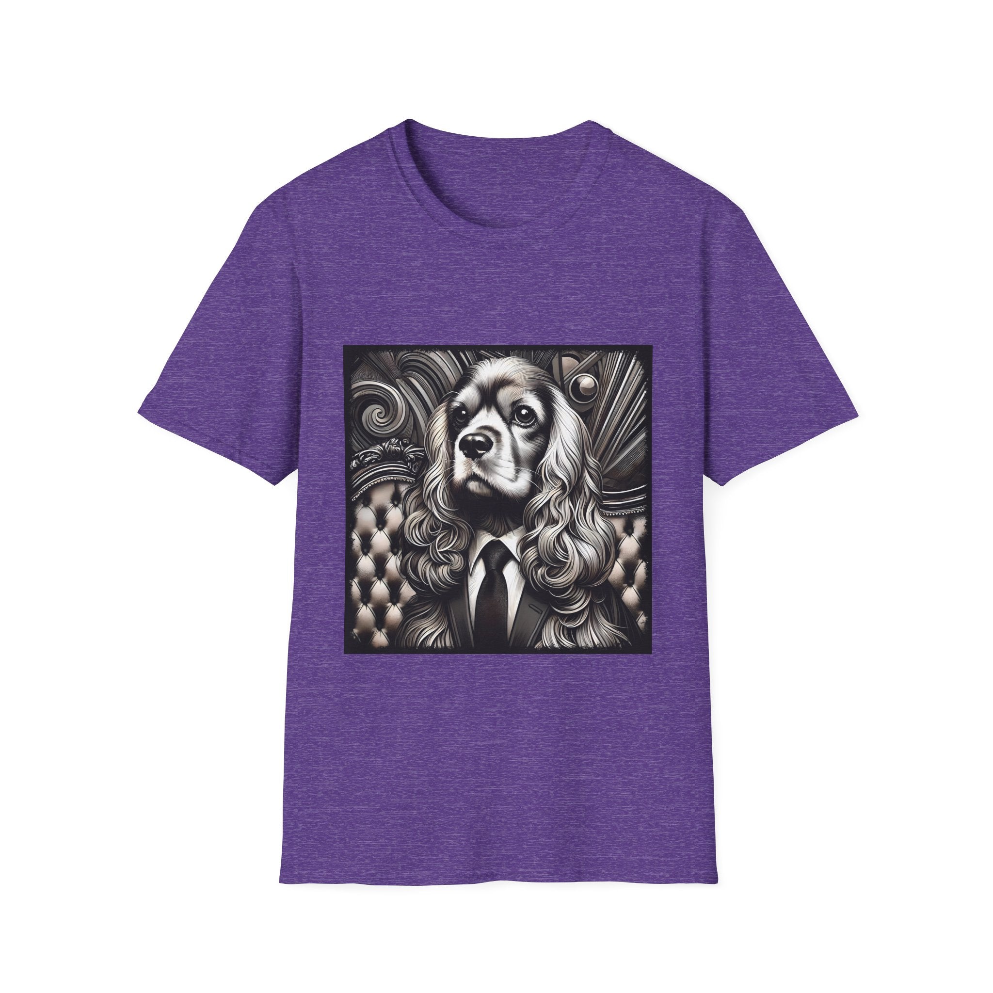 Cocker Spaniel B&W Gentleman | Unisex Dog T-Shirt