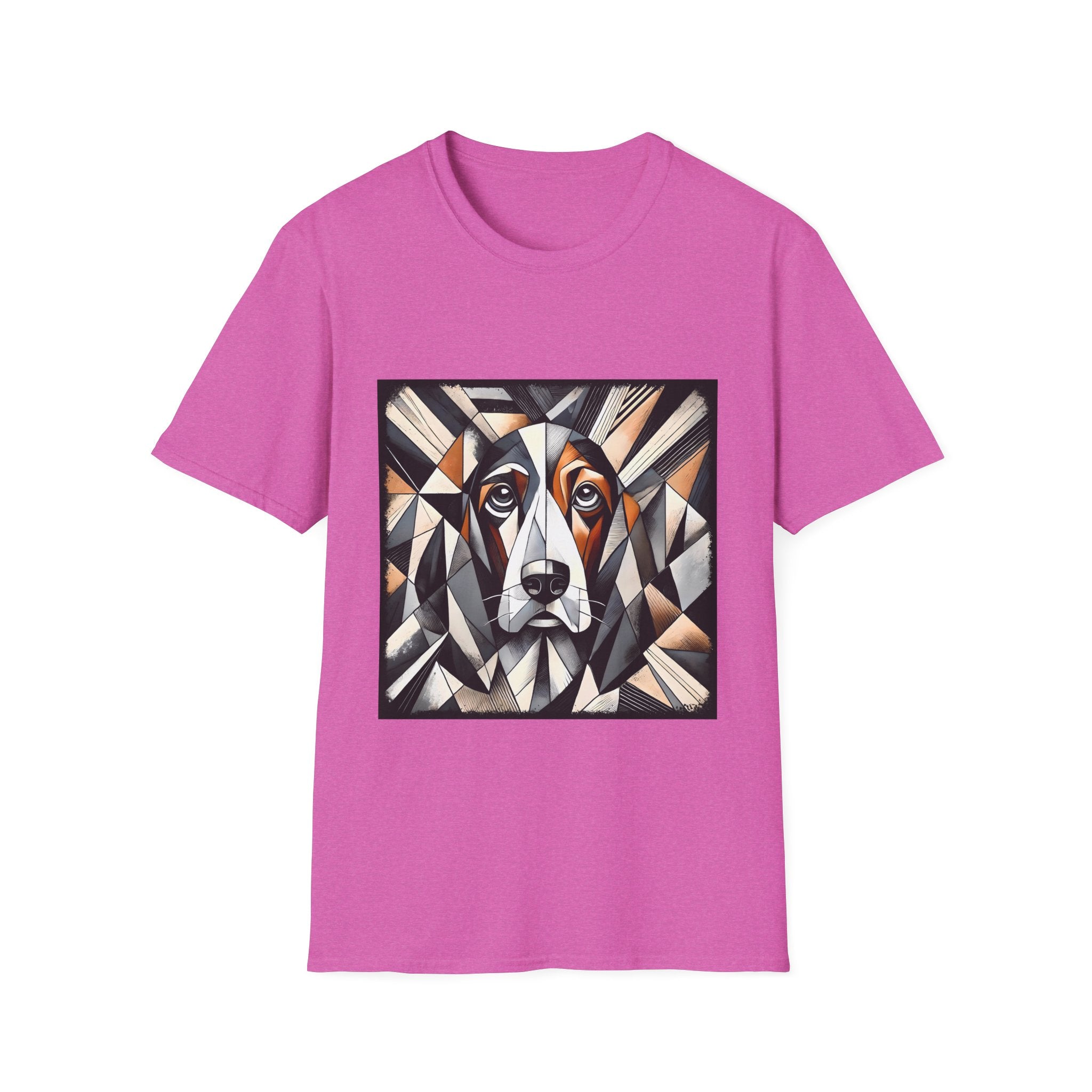 Basset Hound Bold Geometric | Unisex Dog T-Shirt