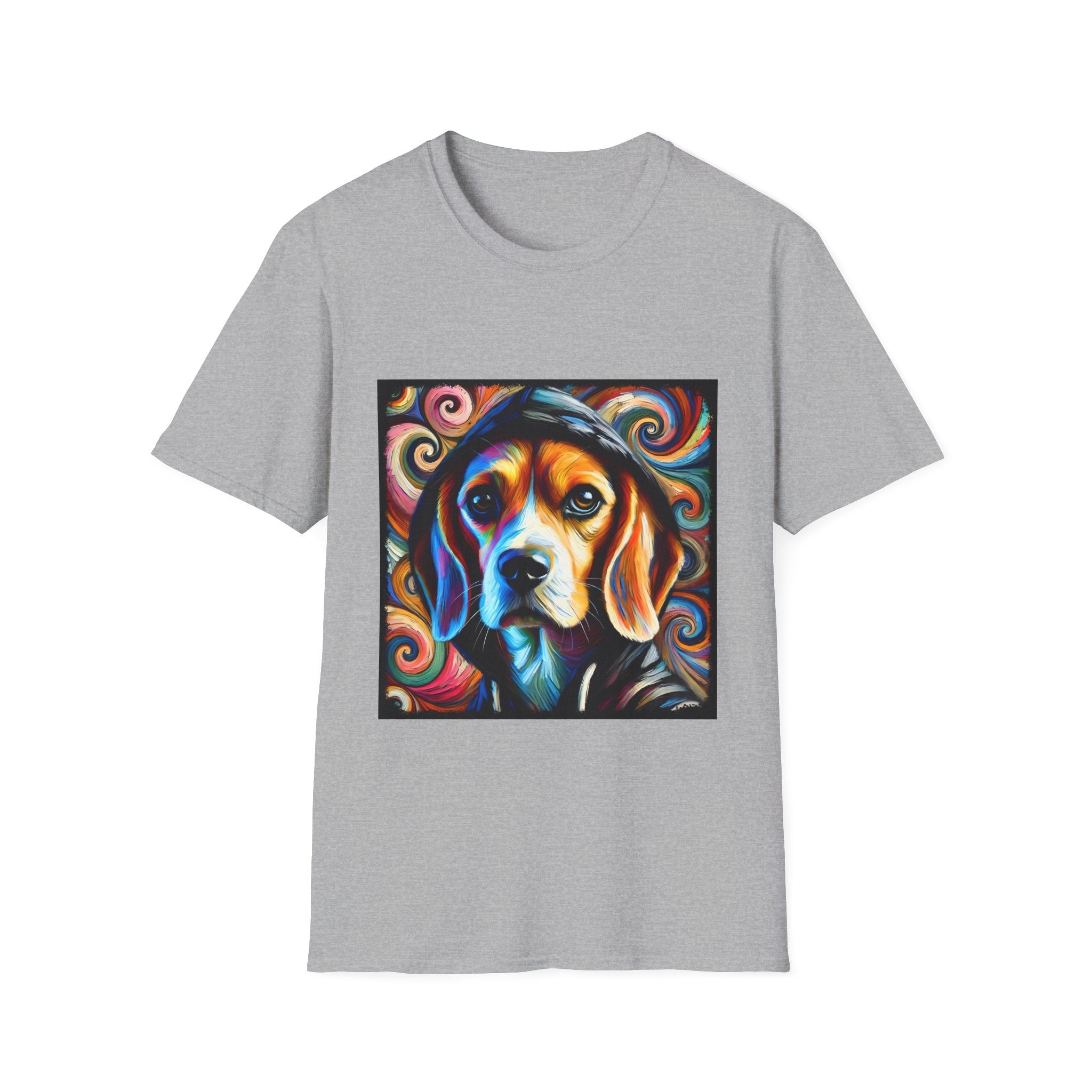 Beagle Relaxed Swirl | Unisex Dog T-Shirt