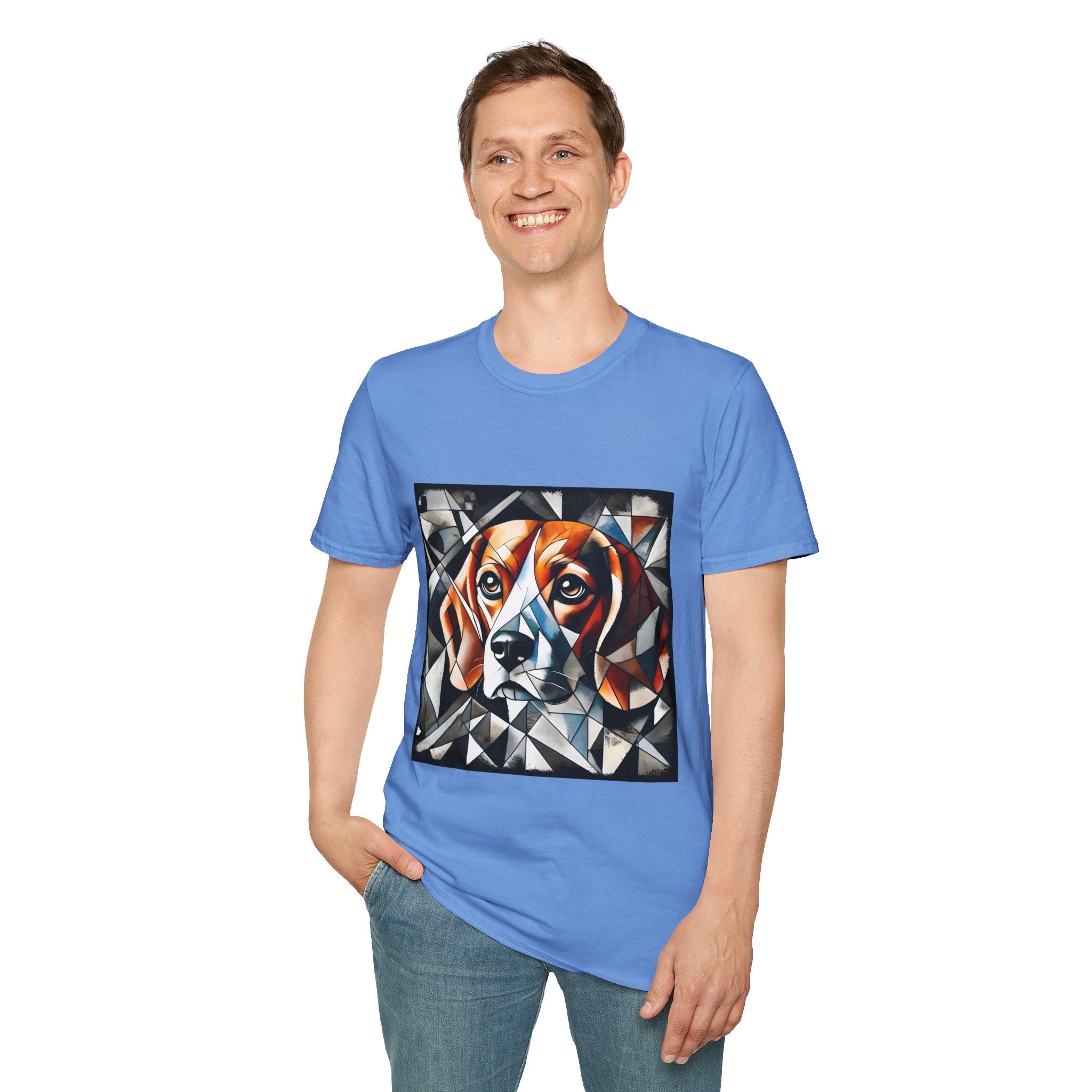 Beagle Bold Geometric | Unisex Dog T-Shirt