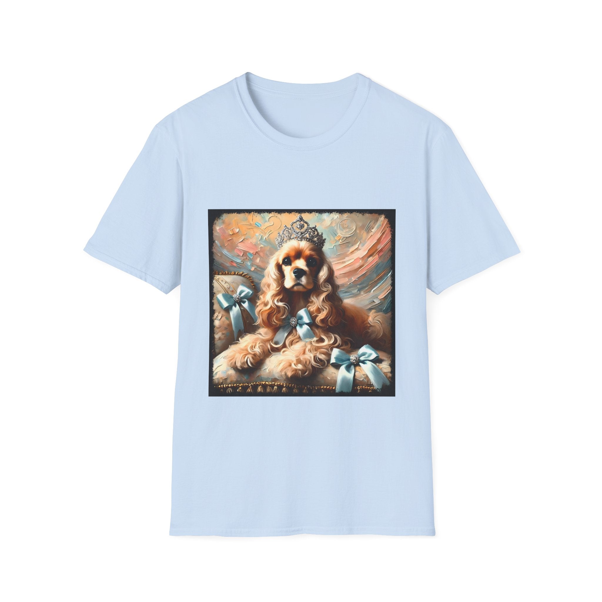 Cocker Spaniel Diamond Tiara Classic | Unisex Dog T-Shirt
